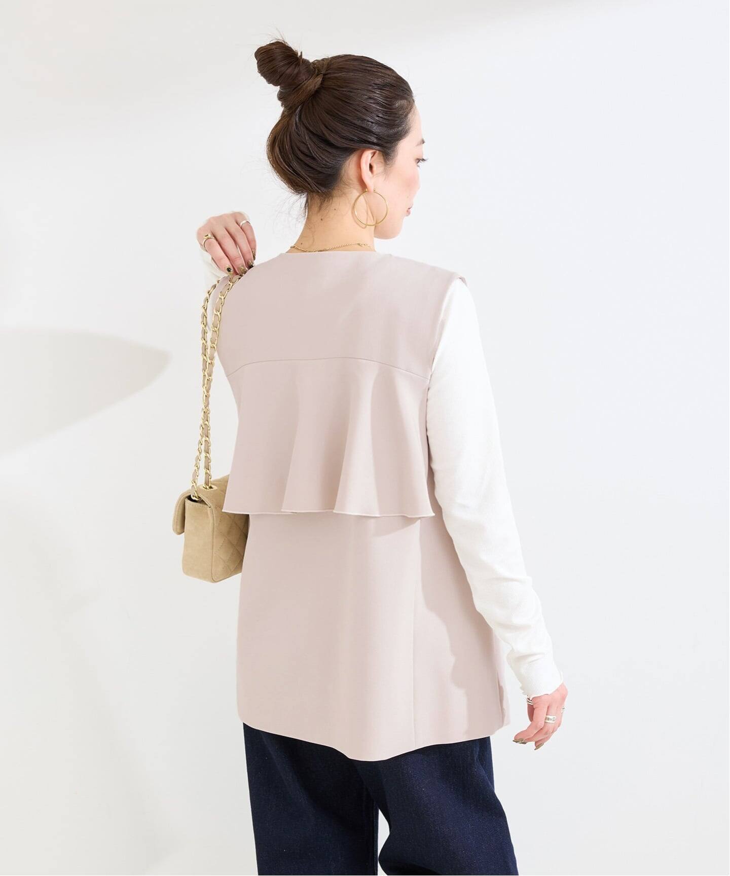 手洗い可 / T/R ダブルクロス ベスト（ベスト）｜B.C STOCK（ベーセー