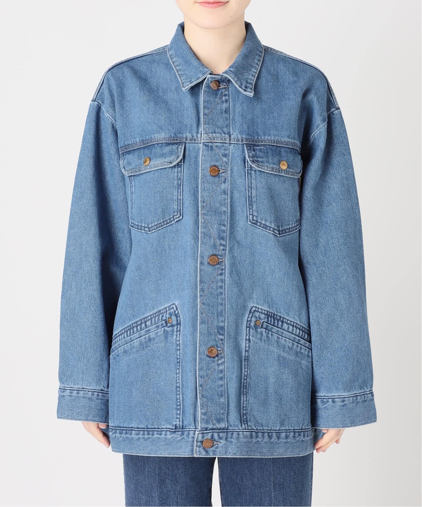 ウォッシャブル / DU JOUR / RIDING JEAN JACKET 2 ウォッシャブル / DU JOUR / デュ ジュール RIDING JEAN JACKET 2