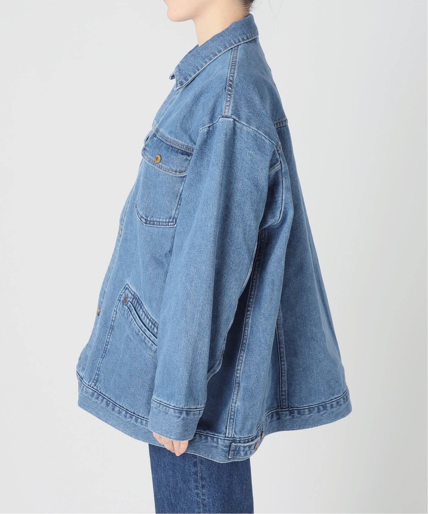 ウォッシャブル / DU JOUR / デュ ジュール RIDING JEAN JACKET 2 