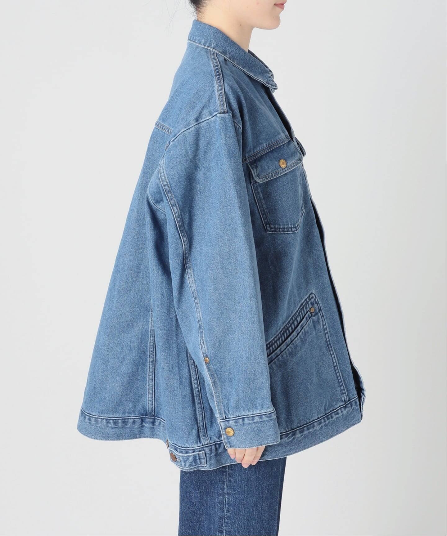 ウォッシャブル / DU JOUR / デュ ジュール RIDING JEAN JACKET 2