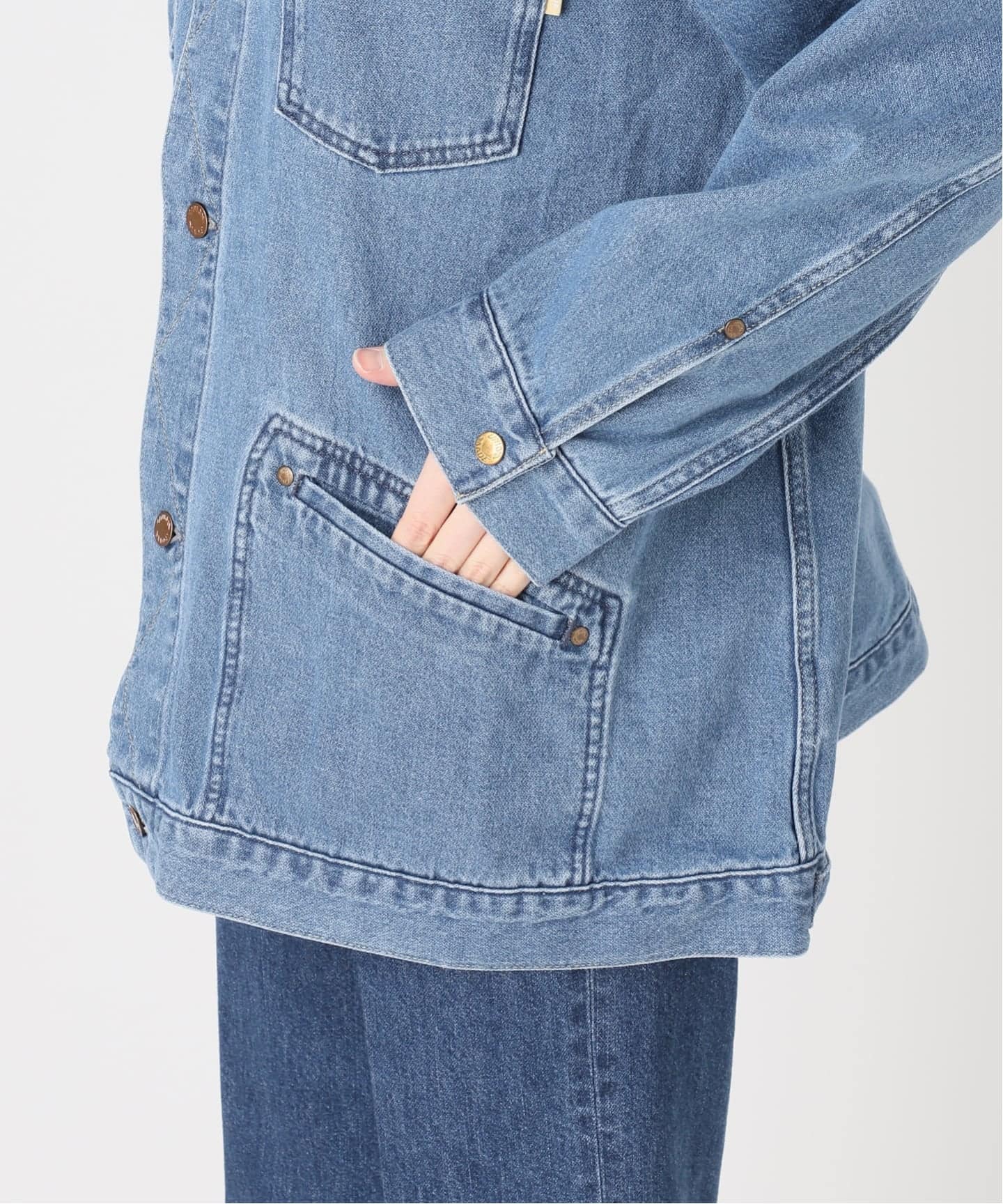 ウォッシャブル / DU JOUR / デュ ジュール RIDING JEAN JACKET 2