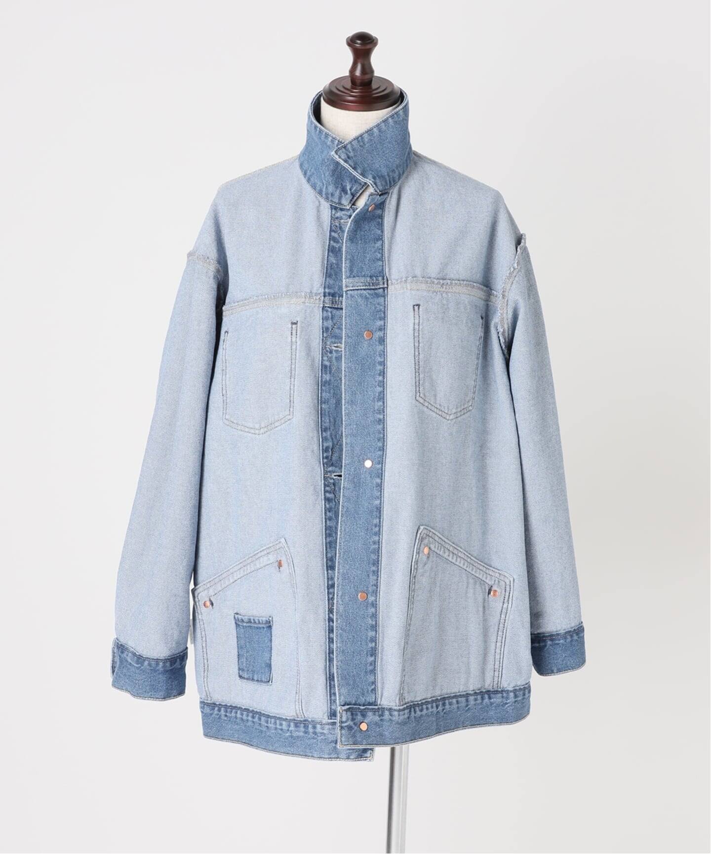 ウォッシャブル / DU JOUR / デュ ジュール RIDING JEAN JACKET 2