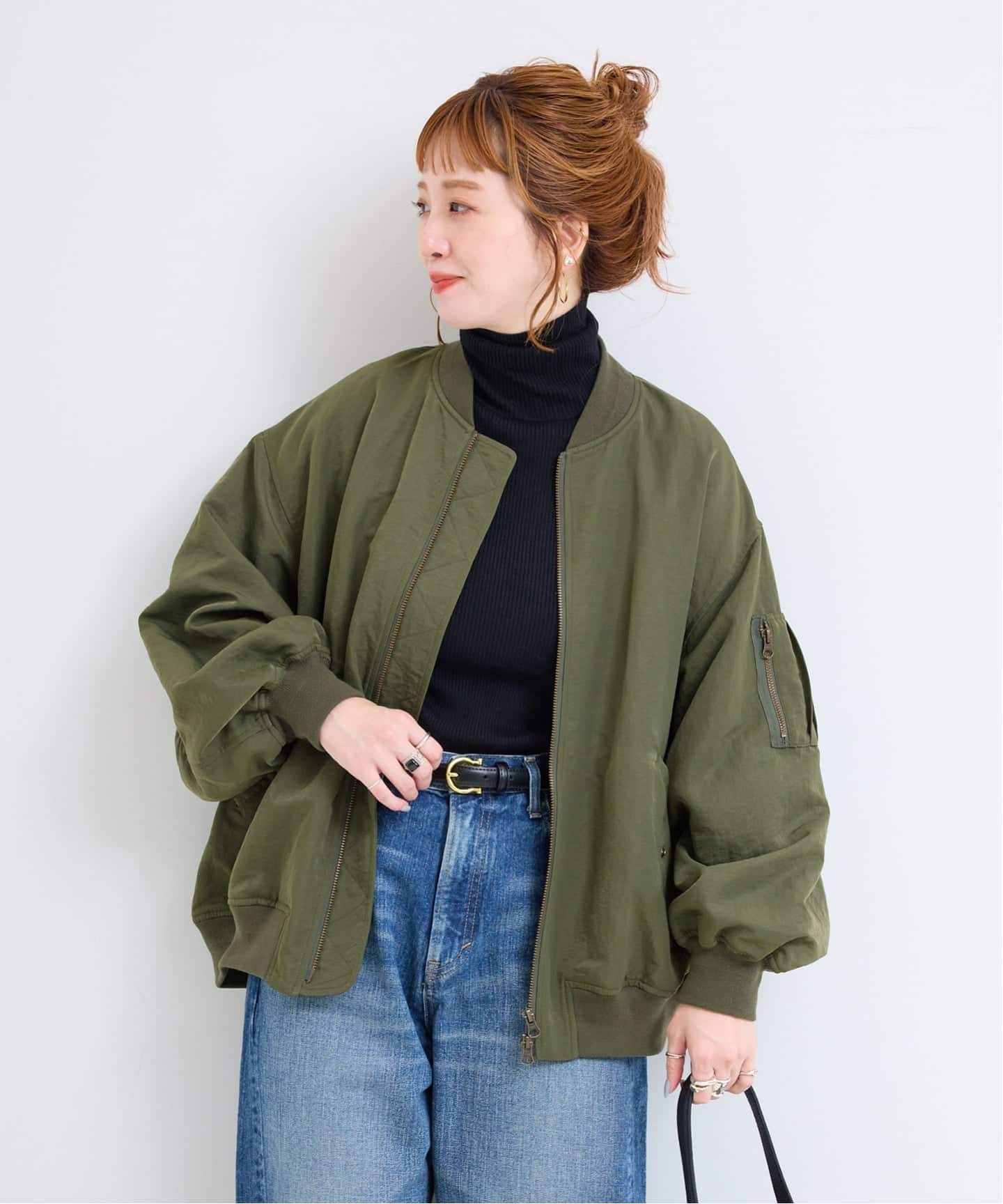B.C STOCK XL オーバーサイズ MA-1 ジャケット　カーキー WEB限定カラーあり】撥水MA-1（MA-1）｜B.C STOCK（ベーセーストック