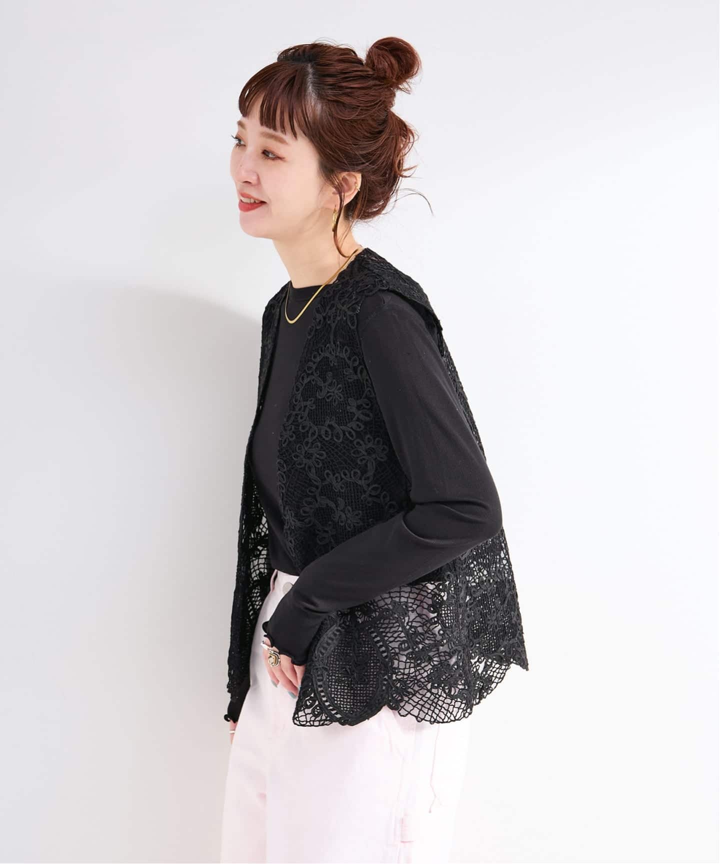 コード刺繍ベスト（ベスト）｜B.C STOCK（ベーセーストック）の通販