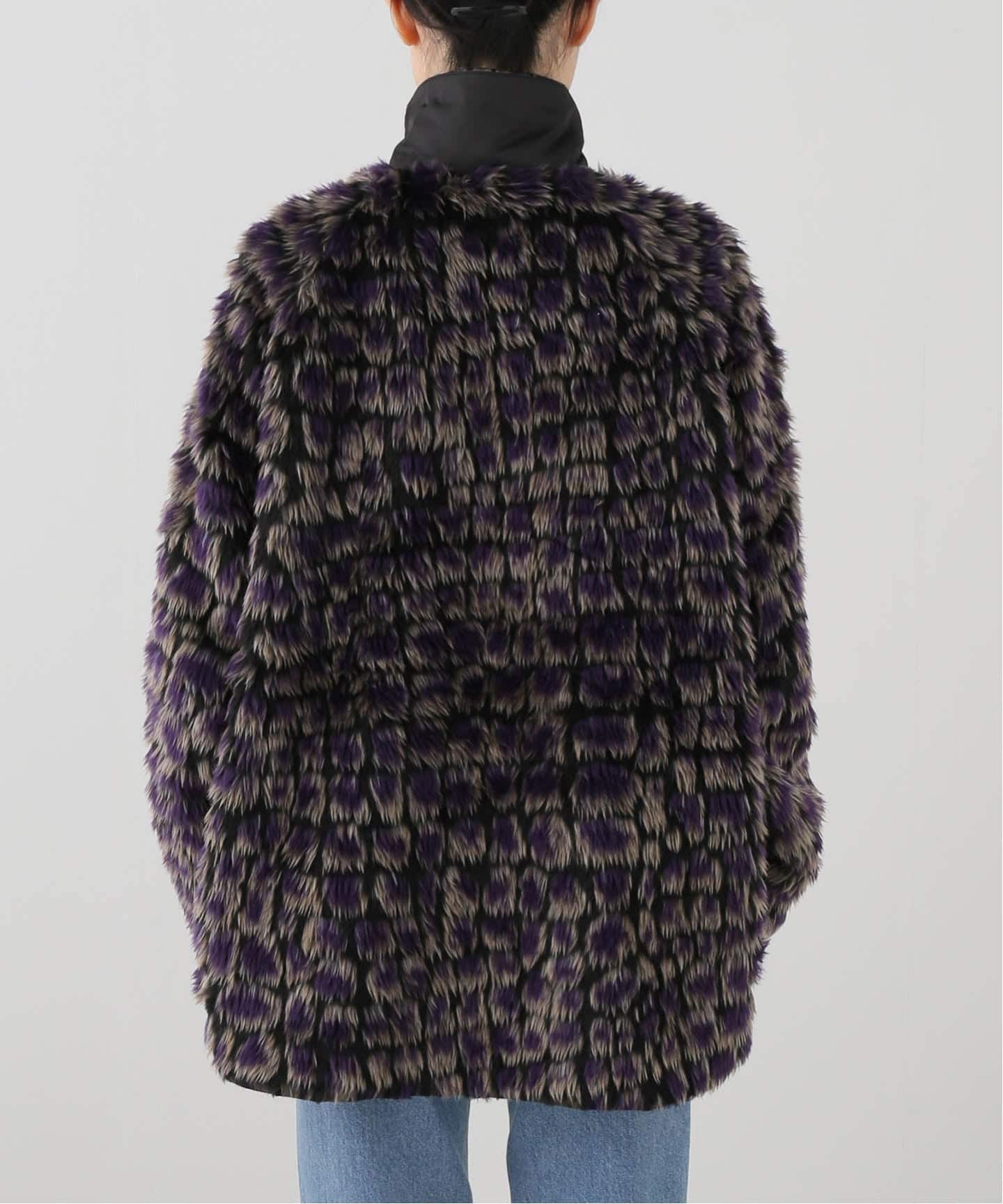 NEEDLES(ニードルズ) Pコート アクリルファー ASAPBari NEEDLES / ニードルズ Raglan Fur Jacket - Crocodile Fur（その他