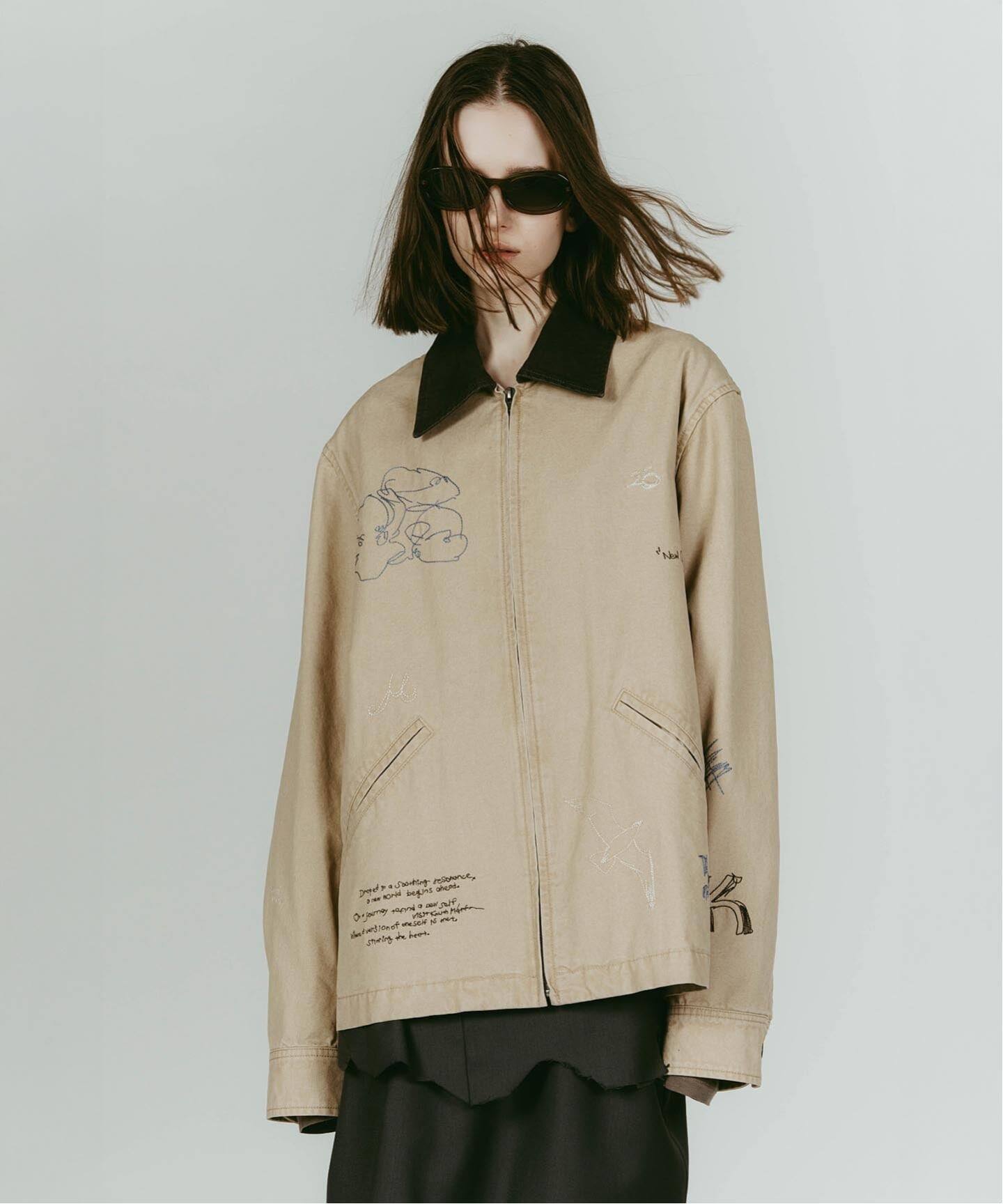 クヌースマーフ　ジャケット Knuth Marf/クヌースマーフ embroidered jacket（その他ブルゾン