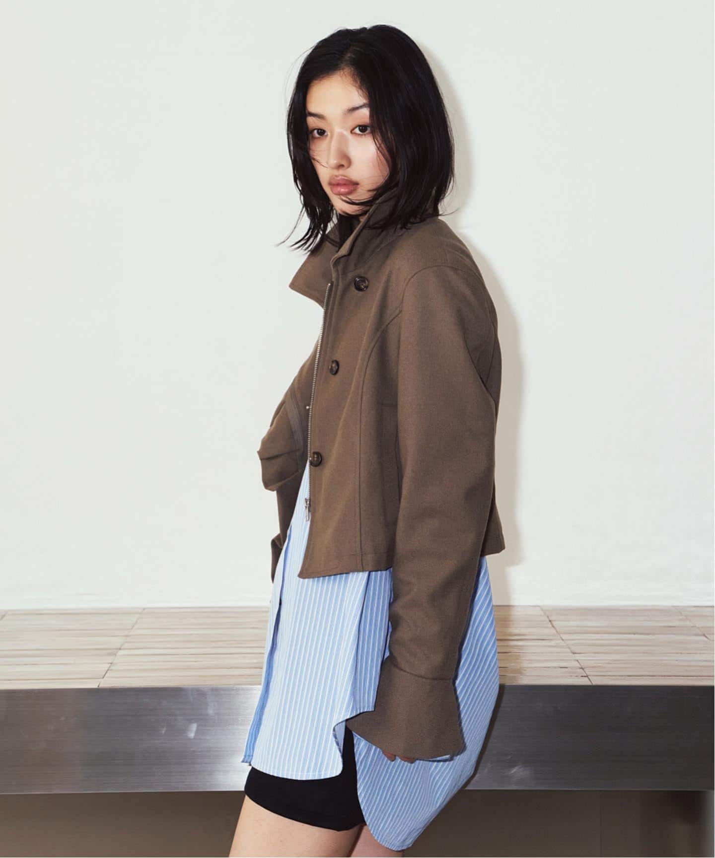 KnuthMarf 2wayジャケットアウター Knuth Marf / クヌースマーフ 2way cropped frill jacket（その他