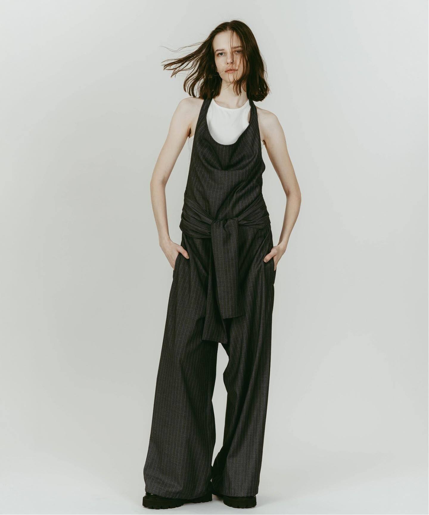 上下セット！knuth marf Knuth Marf/クヌースマーフ halter neck all in one（つなぎ