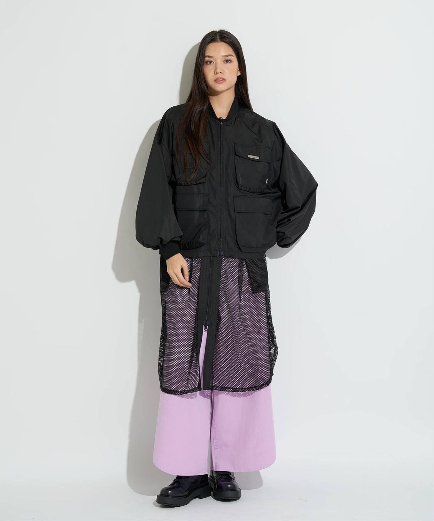 anna sui nyc / アナスイエヌワイシー 3WAY ロングベストブルゾン 