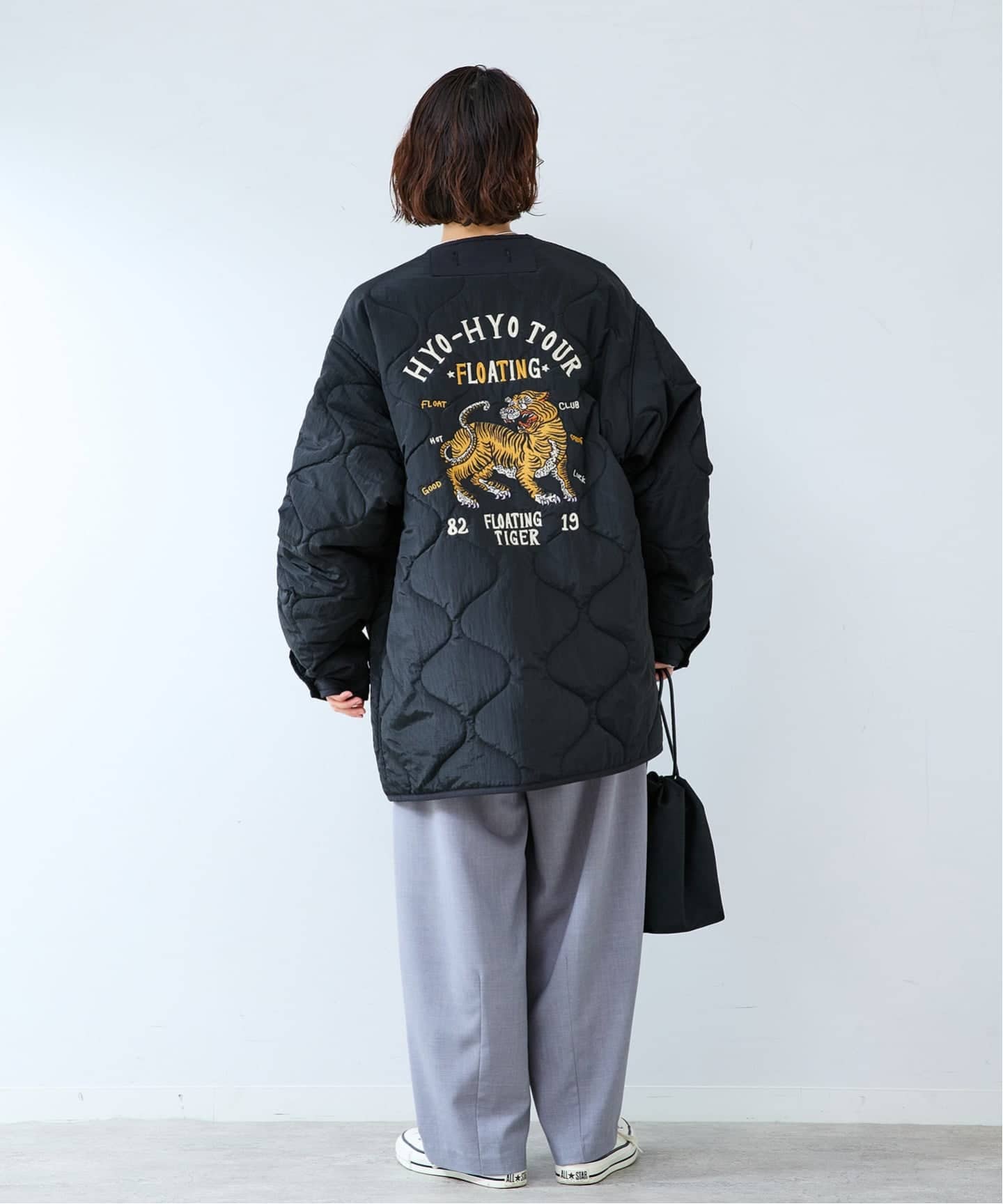 飄飄 HYO-HYO ヒョウヒョウ スカジャン　B.C STOCK 予約》HYO-HYO LIP QUILTING（その他ブルゾン／アウター）｜B.C STOCK