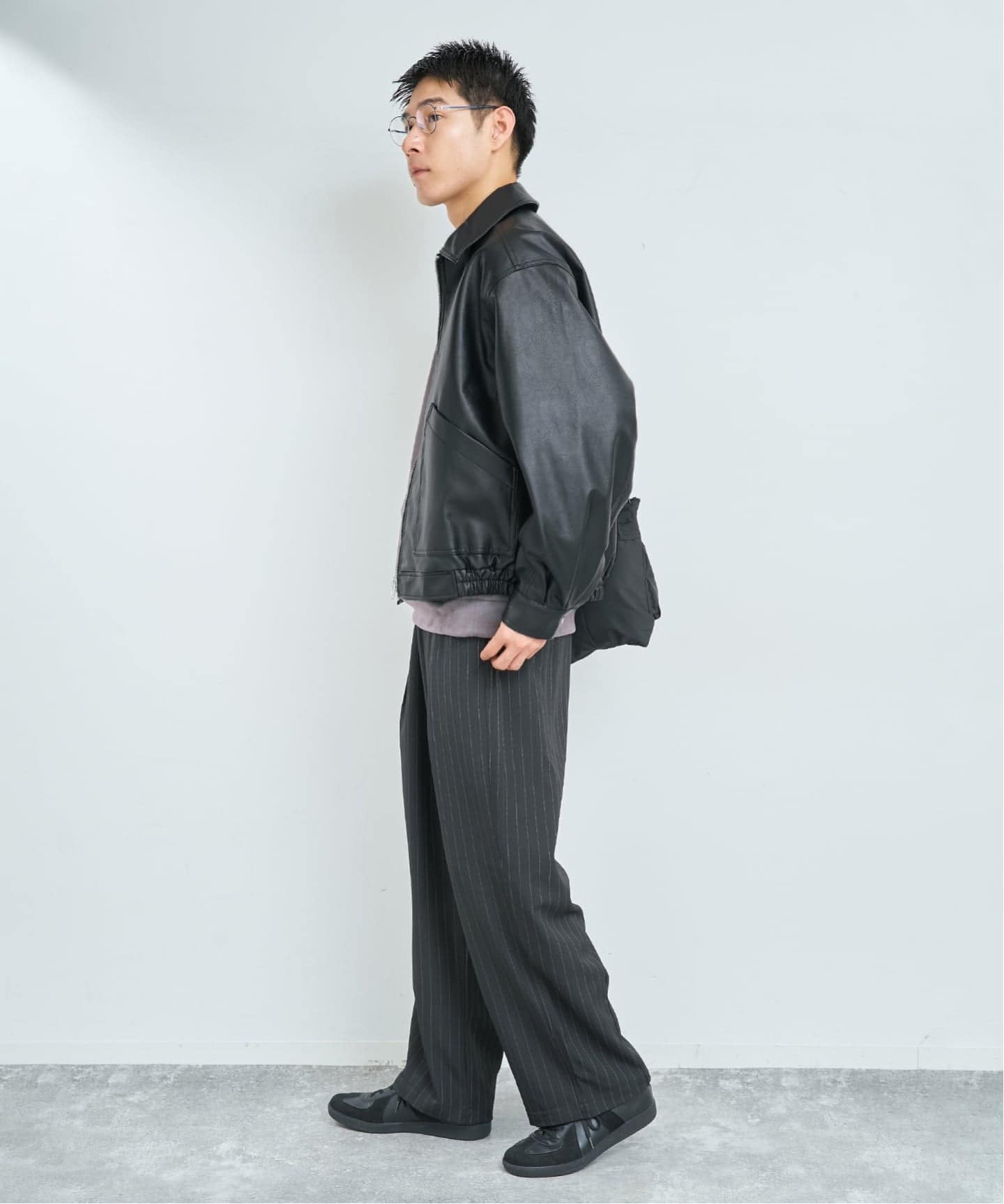 OSKR / オーエスケーアール 別注 FAUX LEATHER JK（レザージャケット