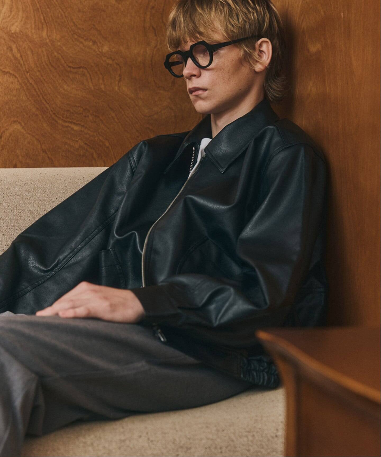 OSKR / オーエスケーアール 別注 FAUX LEATHER JK（レザージャケット 