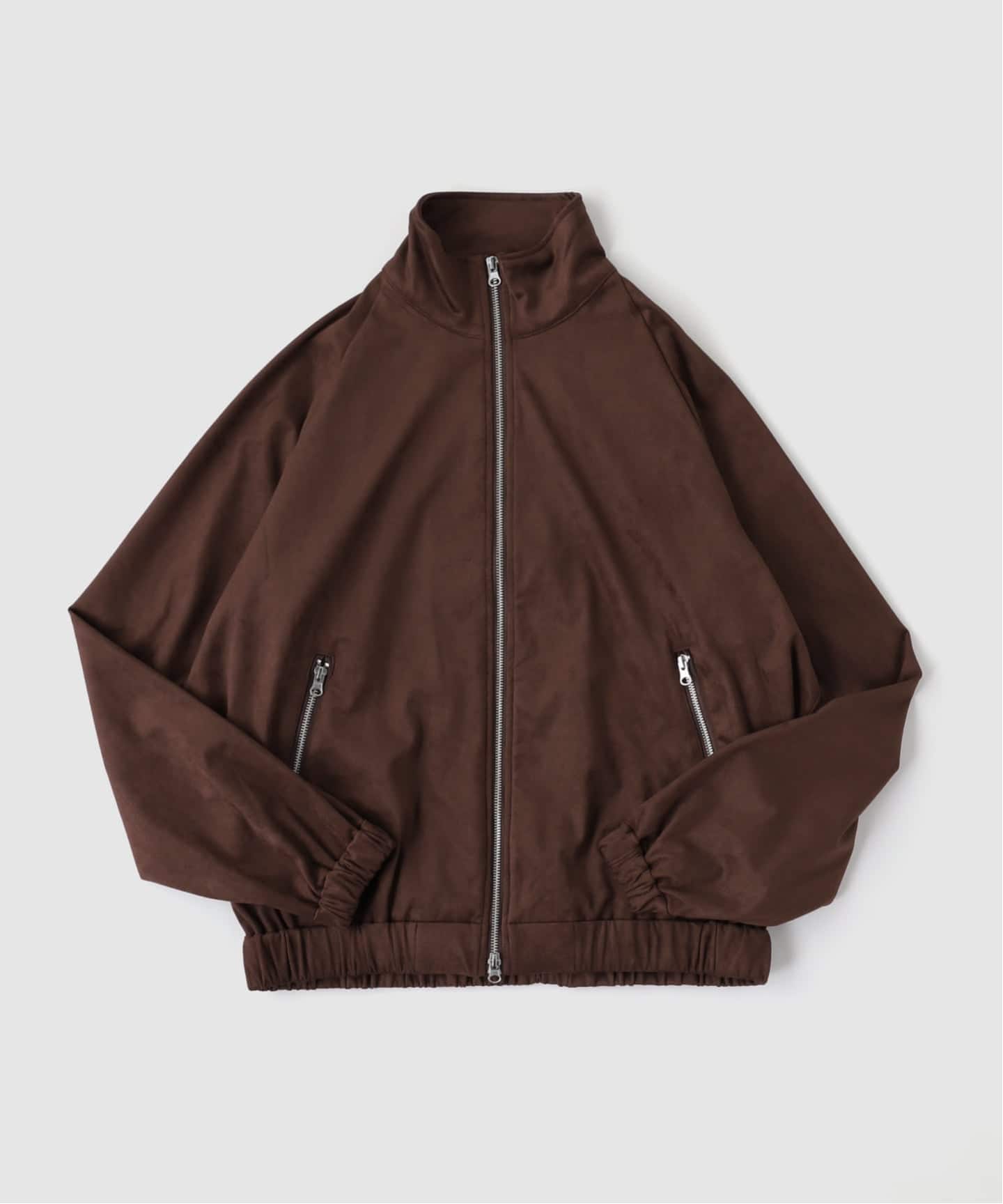 OSKR / オーエスケーアール 別注 FAUX SUEDE TRACK TOP BZ（レザー