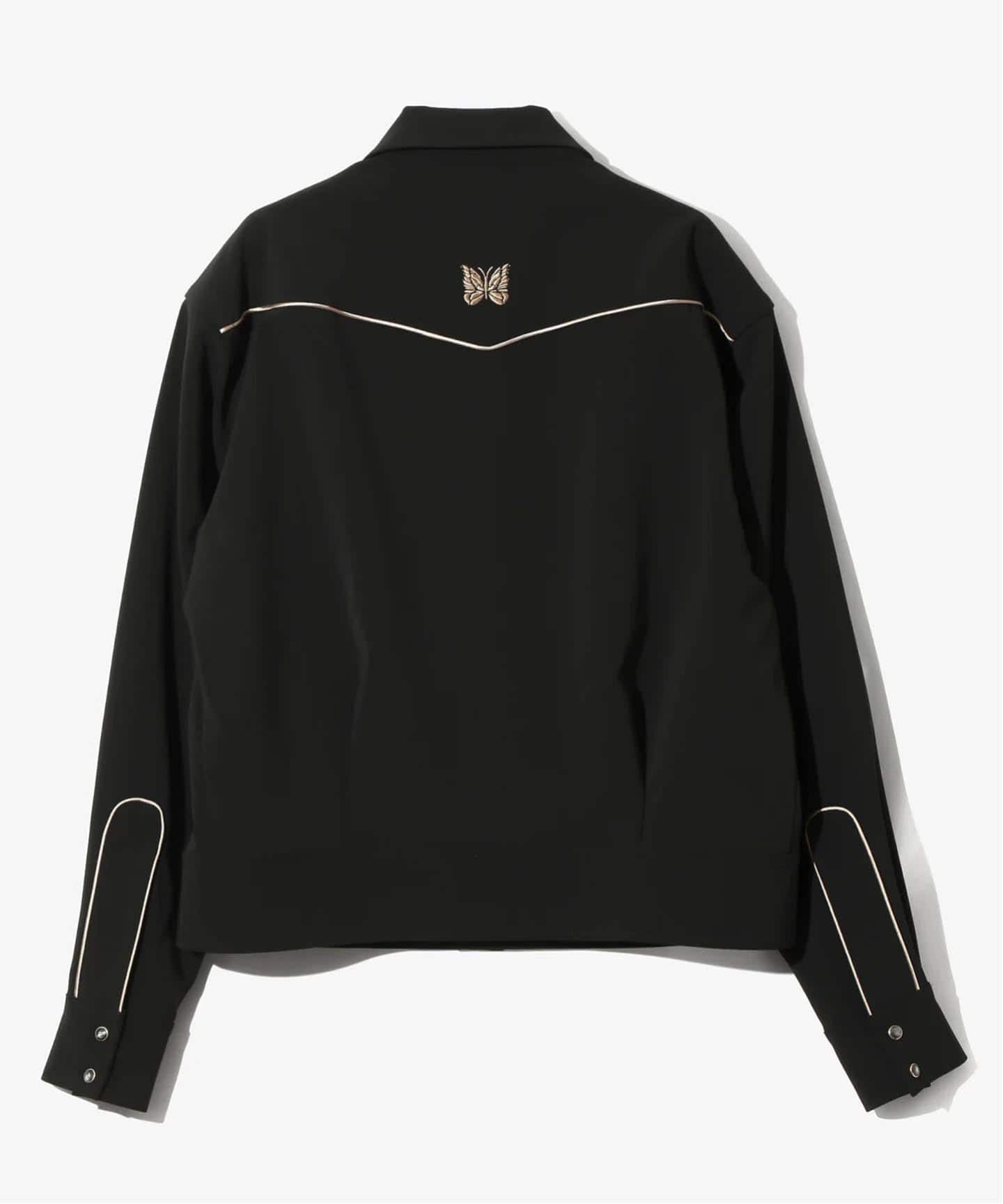 NEEDLES/ニードルズ Piping Cowboy Jacket - Poly Double Cloth NEEDLES/ニードルズ Piping Cowboy Jacket - Poly Double Cloth