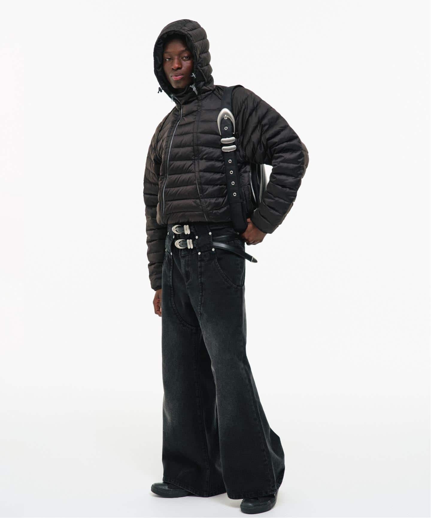 GOAT ESSENCE / ゴートエッセンス DOUBLE-ZIP HOODED DOWN JACKET