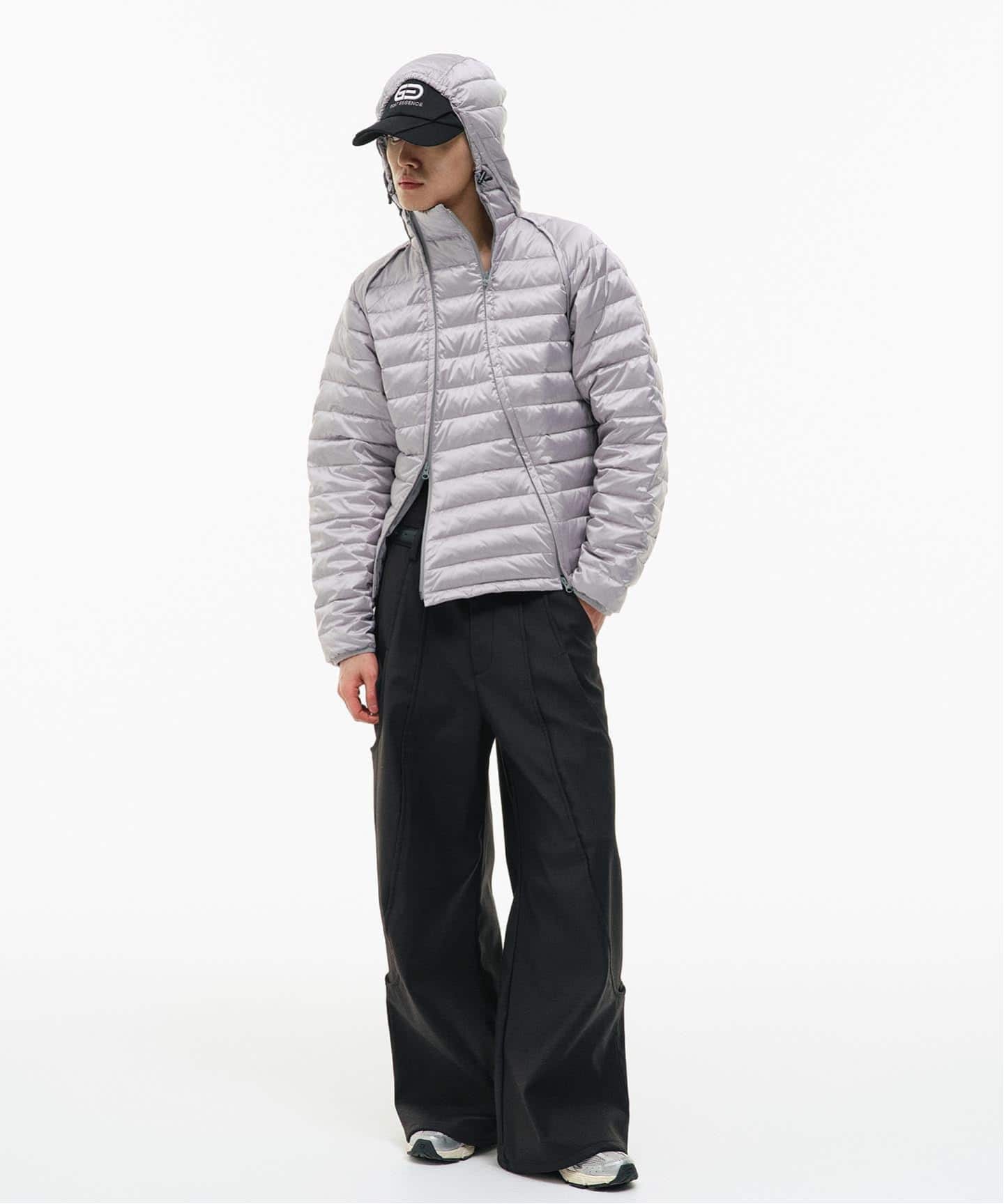 GOAT ESSENCE / ゴートエッセンス DOUBLE-ZIP HOODED DOWN JACKET