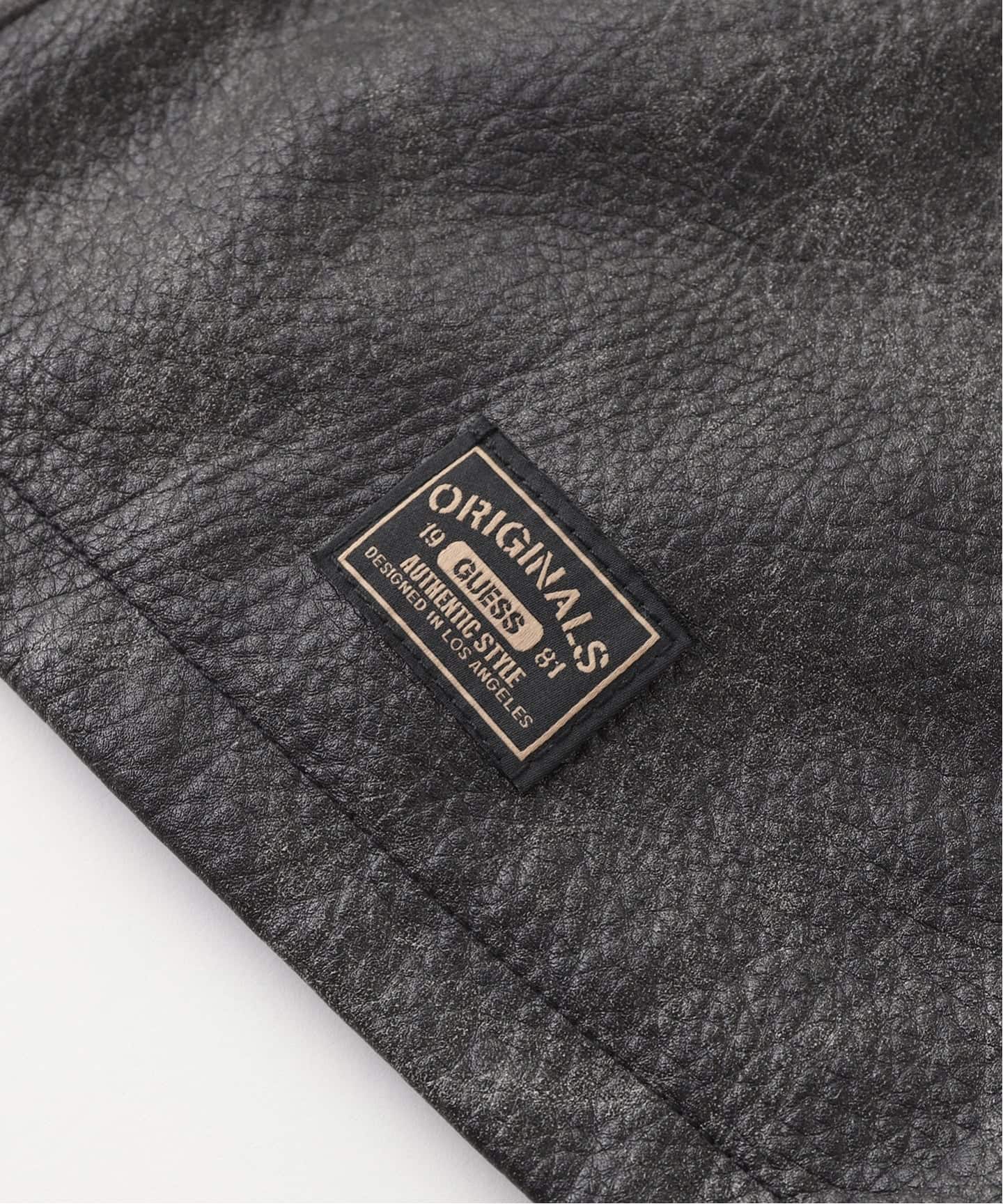GUESS Originals/ゲス オリジナルス Originals Pu Leather Jacket