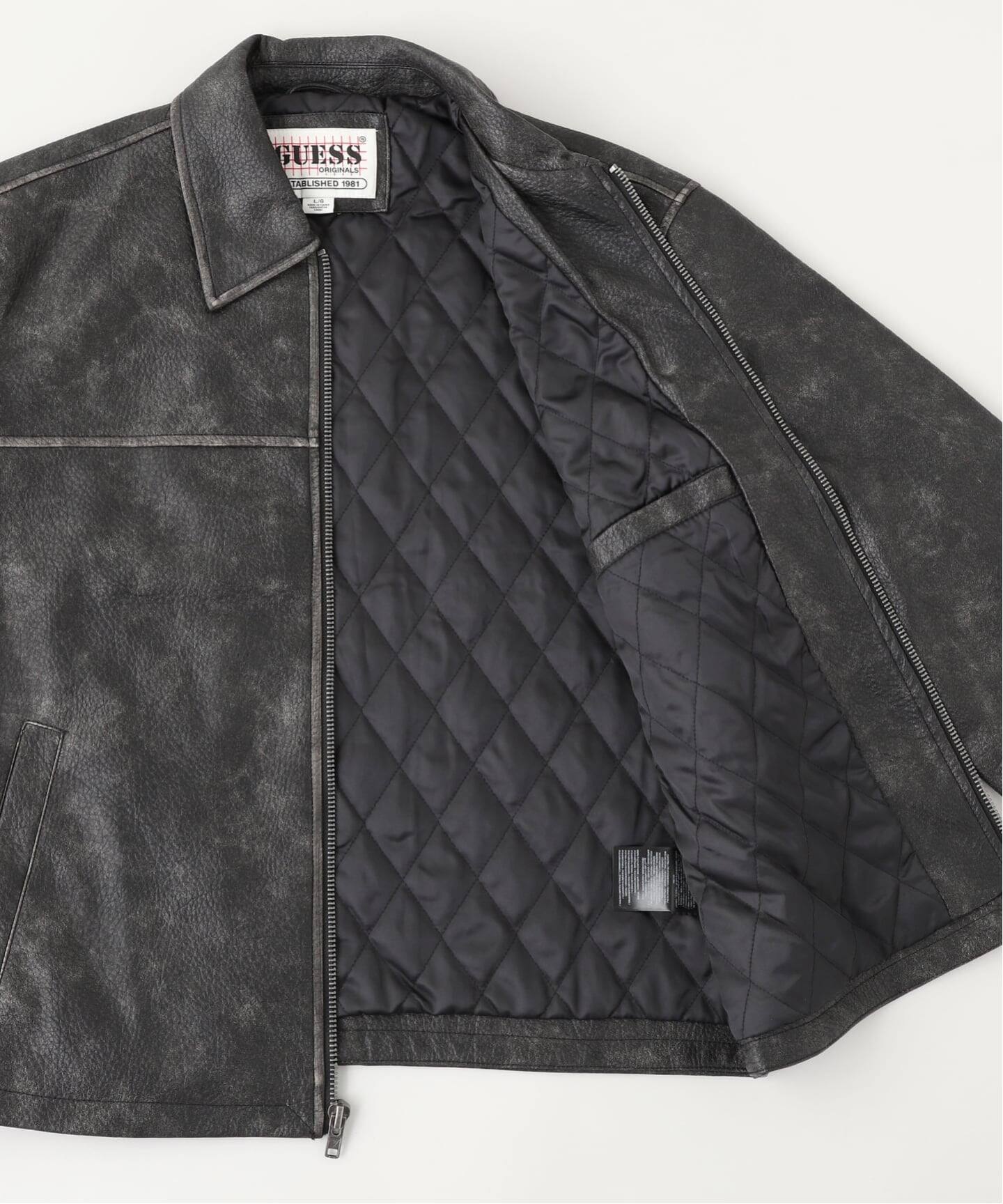 GUESS Originals/ゲス オリジナルス Originals Pu Leather Jacket 