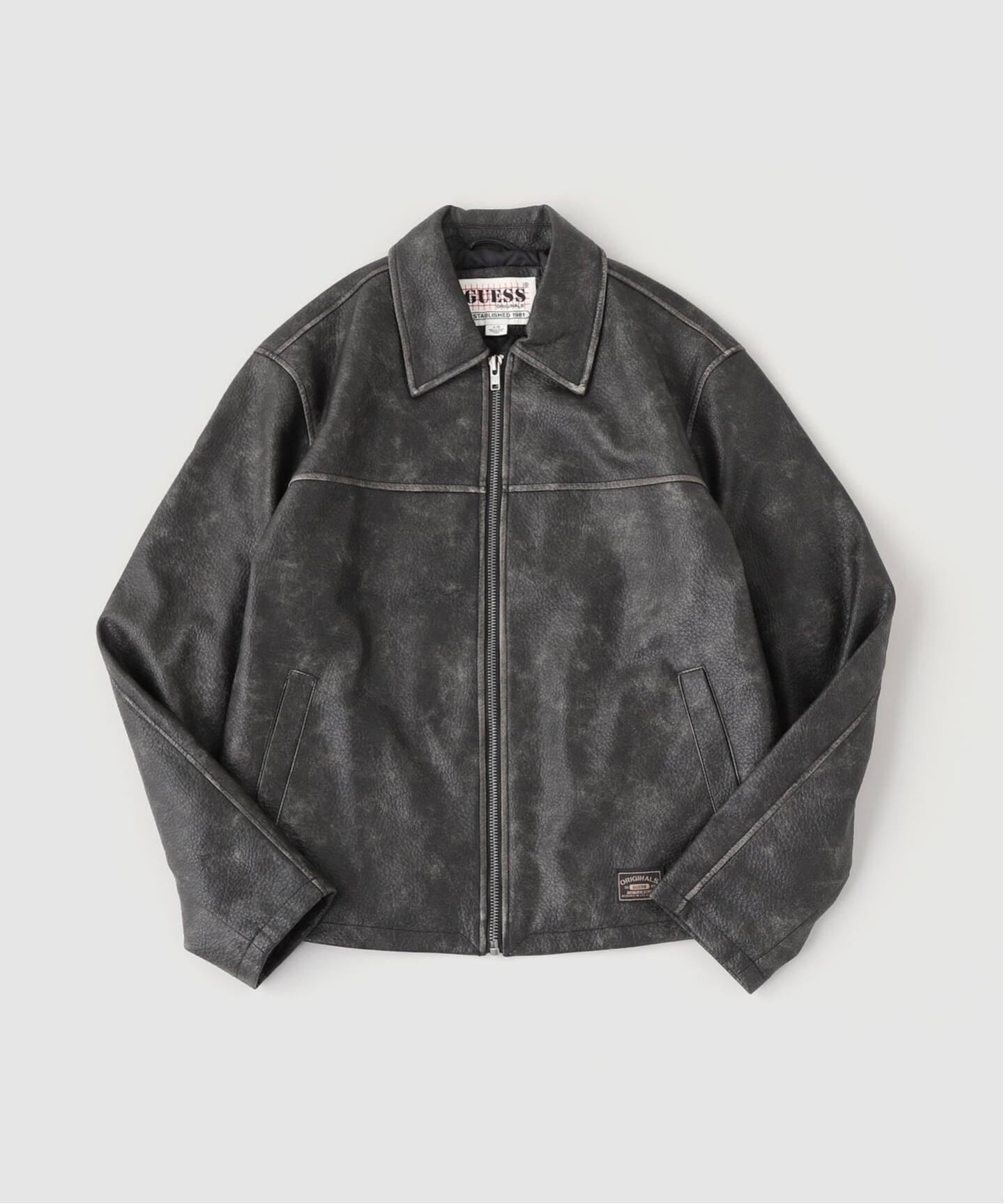 GUESS Originals/ゲス オリジナルス Originals Pu Leather Jacket 