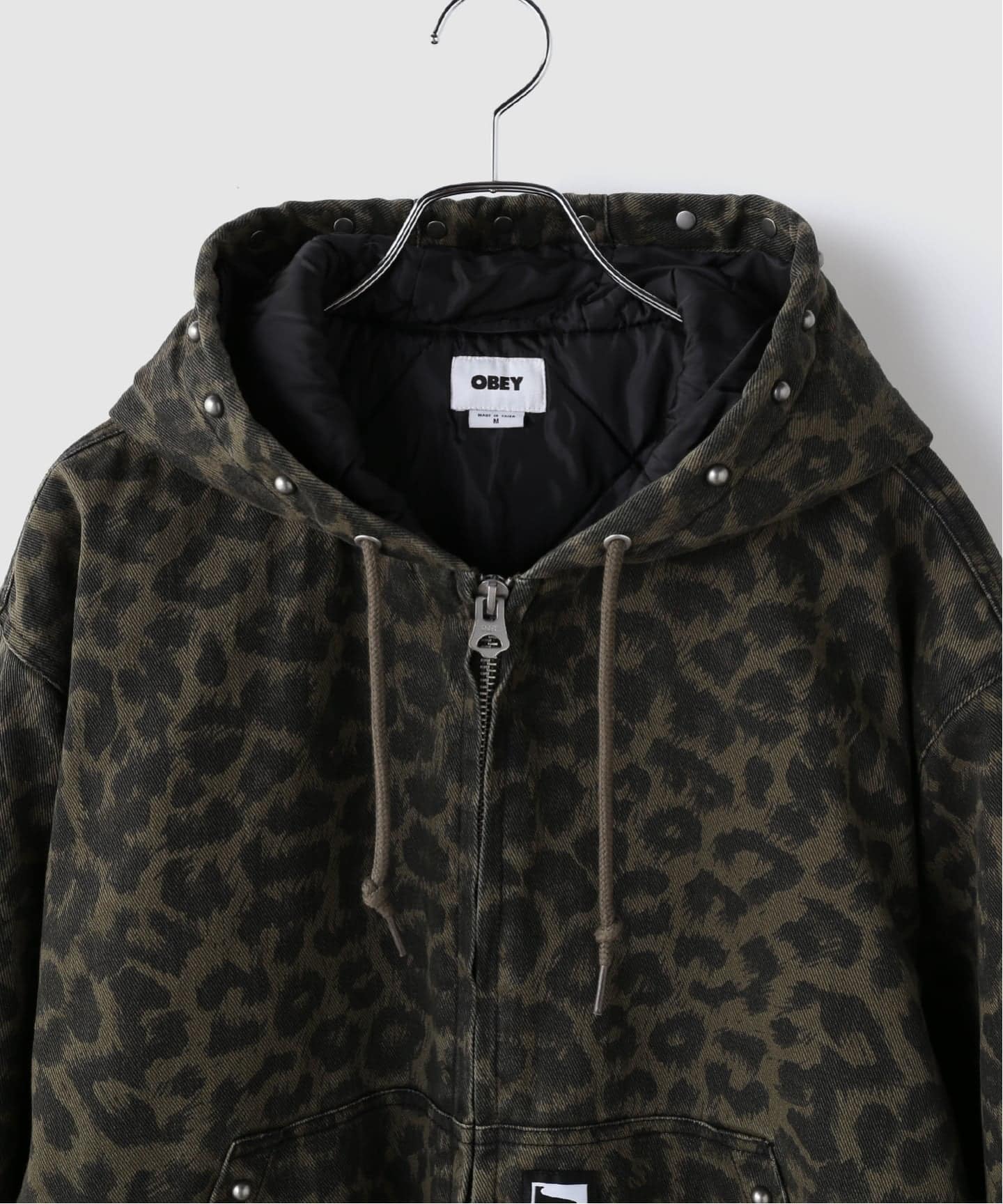 OBEY / オベイ STUDDED ZIP UP JACKET（その他ブルゾン／アウター