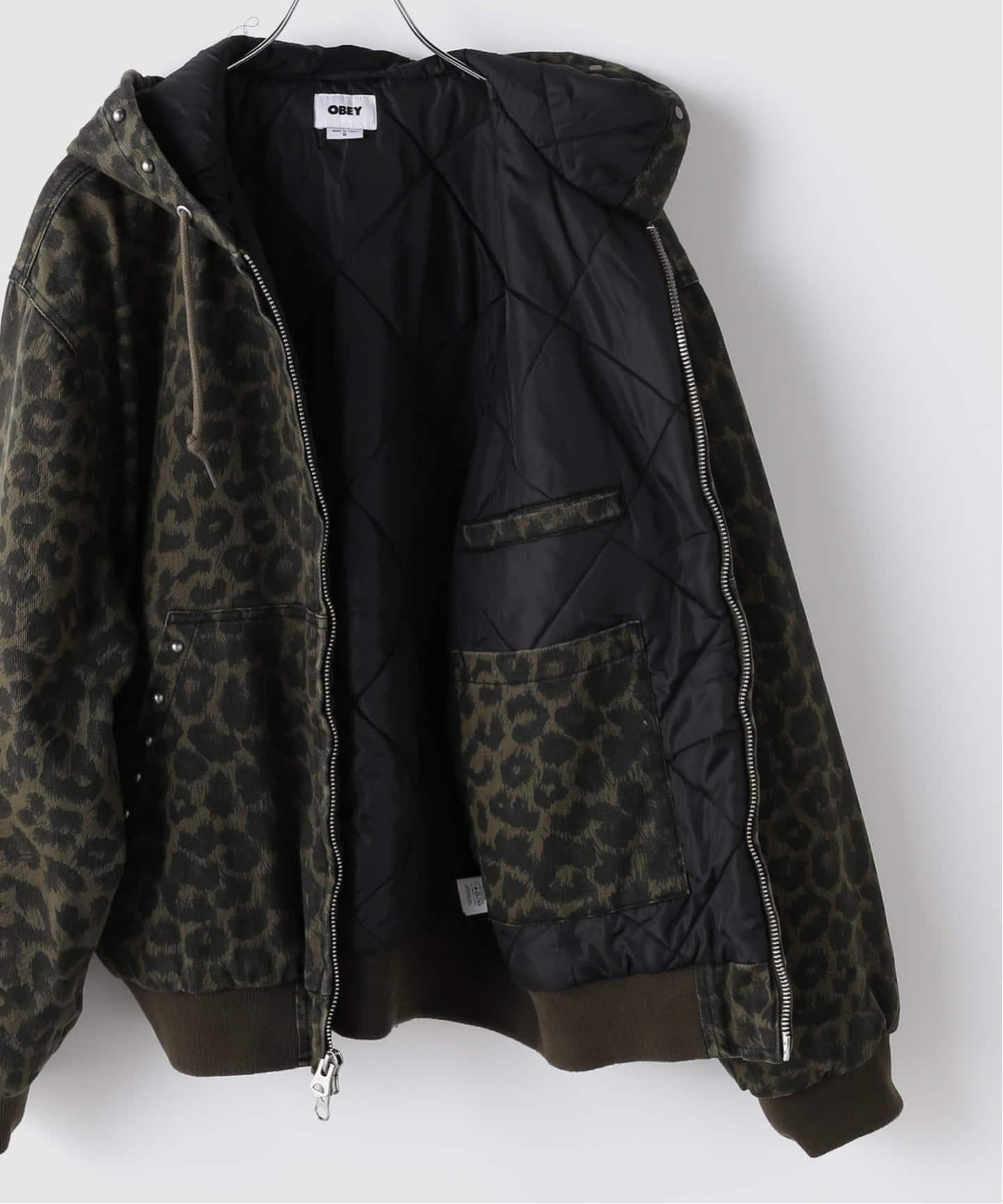 OBEY / オベイ STUDDED ZIP UP JACKET（その他ブルゾン／アウター