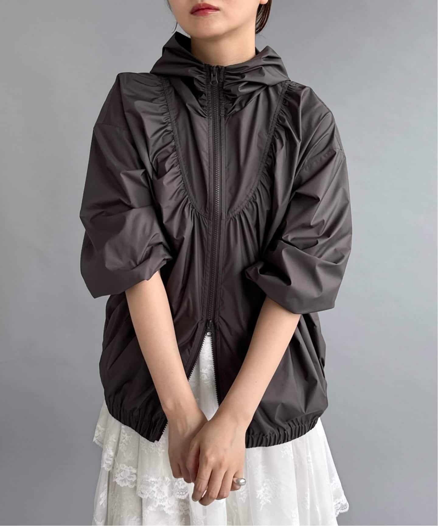 大人気、理想を叶えた大人のタフタウィンドパーカー。｜EDIT. FOR LULU