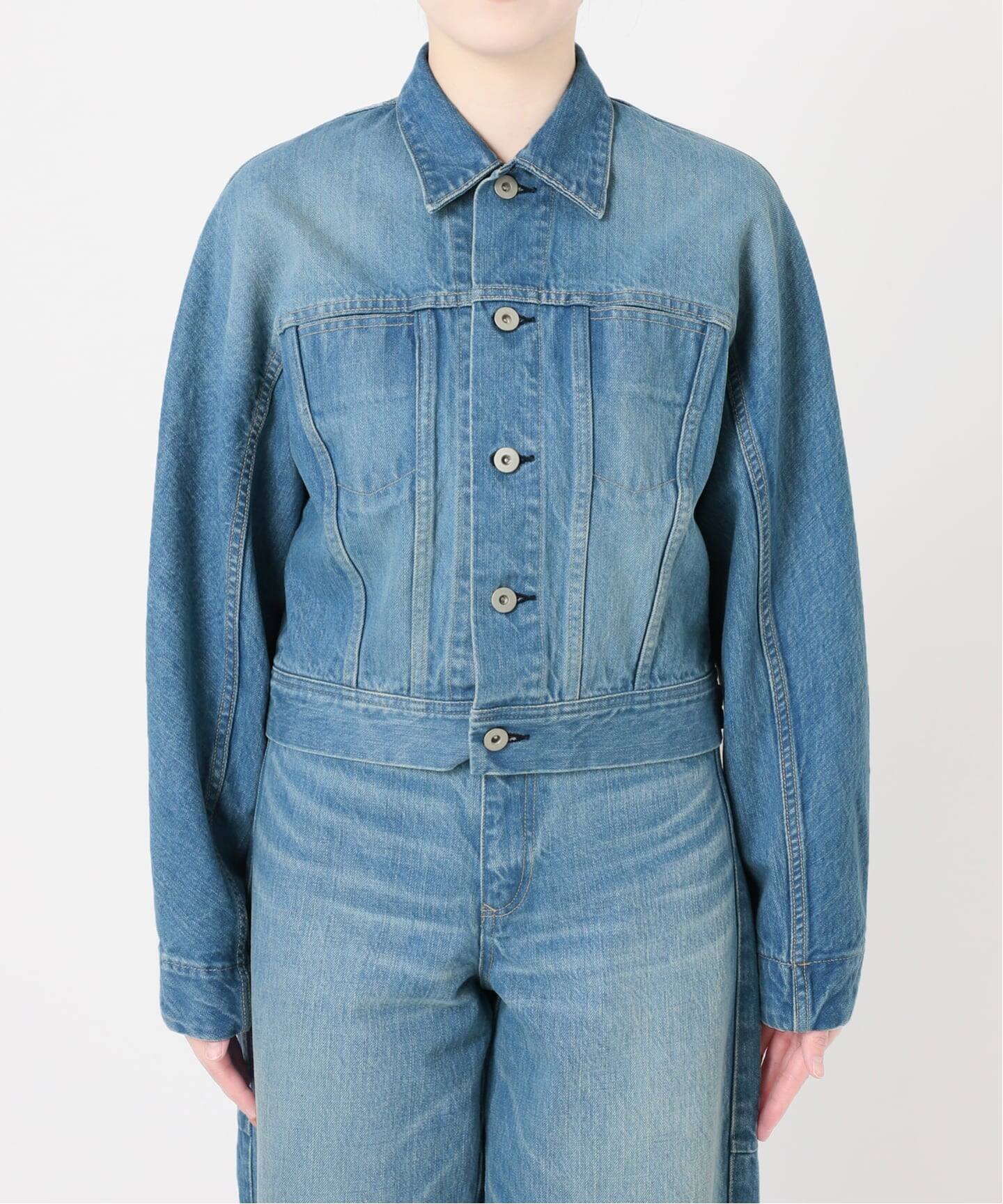 curve sleeve denim jacket（デニムジャケット）｜EDIT.FOR LULU 