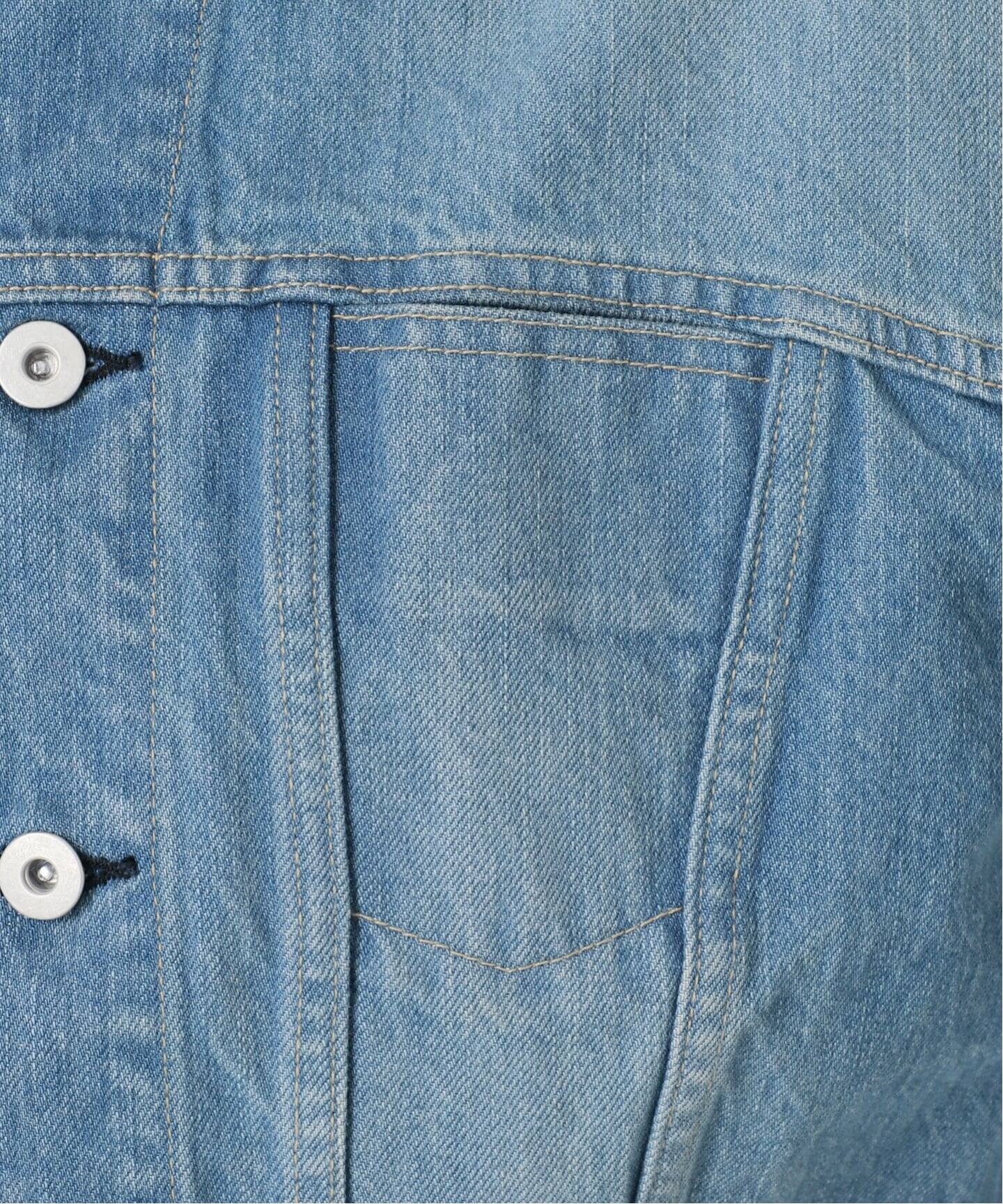 予約》curve sleeve denim jacket（デニムジャケット）｜EDIT.FOR LULU