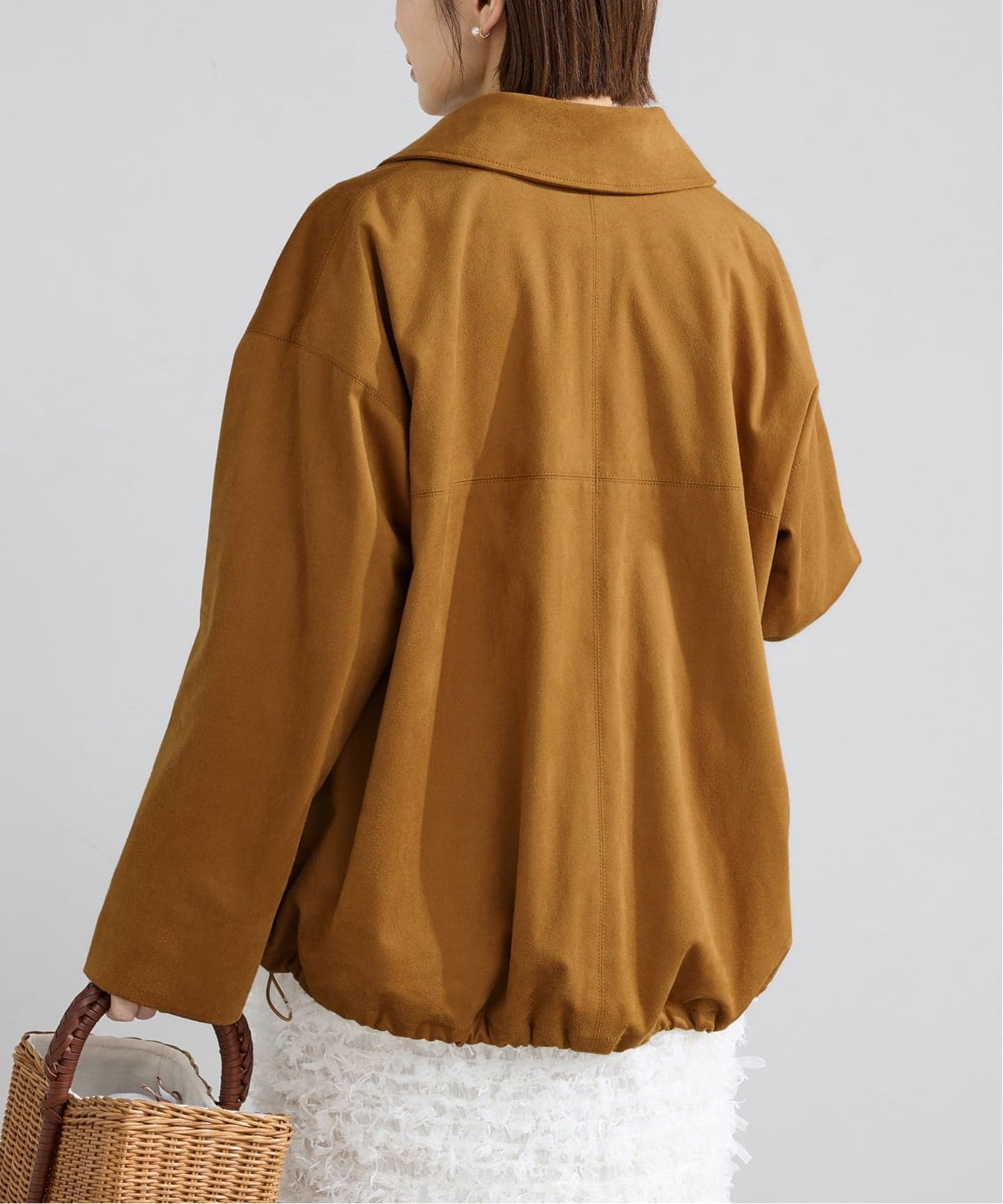 試着のみ　IENA イエナ　ブルゾン フェイクスエードブルゾン（レザージャケット）｜IENA（イエナ）の通販