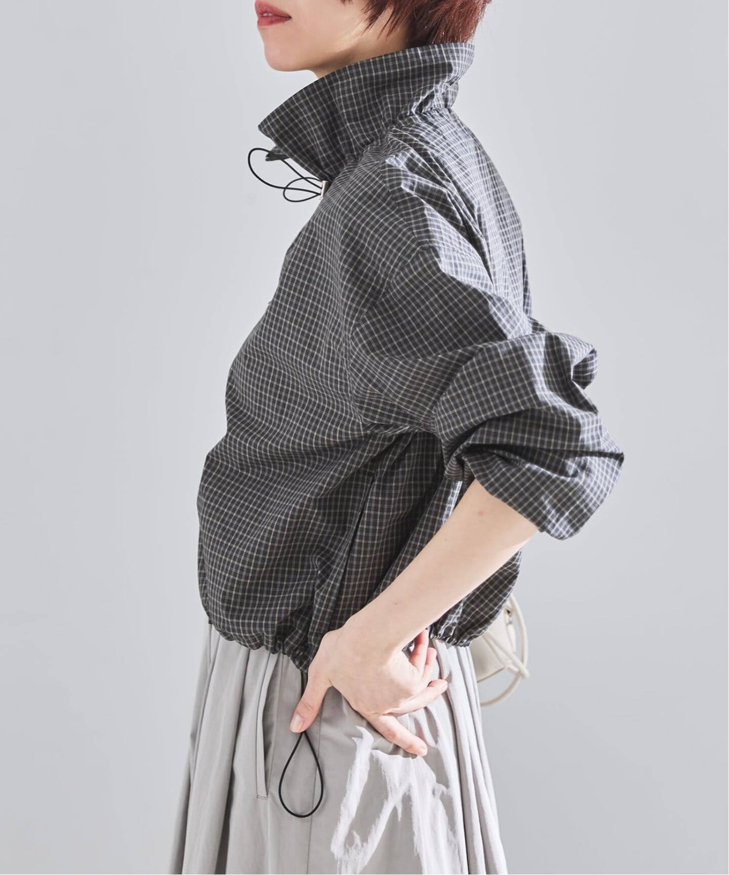 【値下げ】今期完売商品【IENA】チェックショートブルゾン チェックショートブルゾン（その他ブルゾン／アウター）｜IENA（イエナ