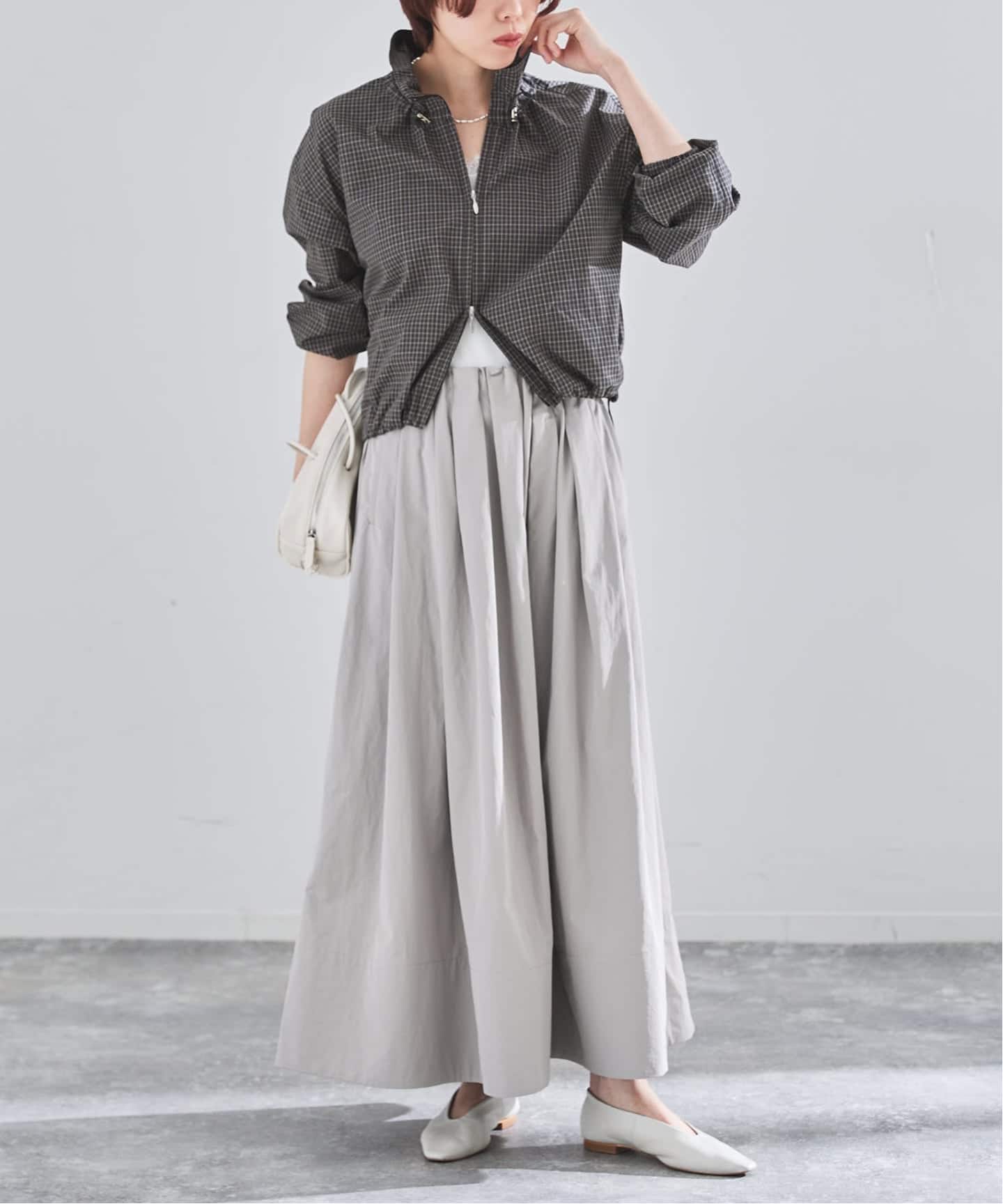 【値下げ】今期完売商品【IENA】チェックショートブルゾン チェックショートブルゾン（その他ブルゾン／アウター）｜IENA（イエナ