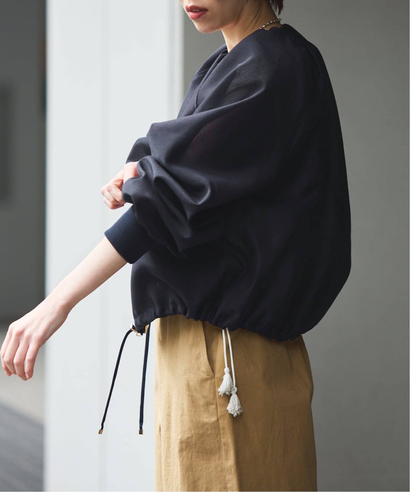 【現行モデル】IENA ウォッシャブル シアーノーカラーブルゾン イエナ 新色あり/追加2》ウォッシャブル シアーノーカラーブルゾン（その他