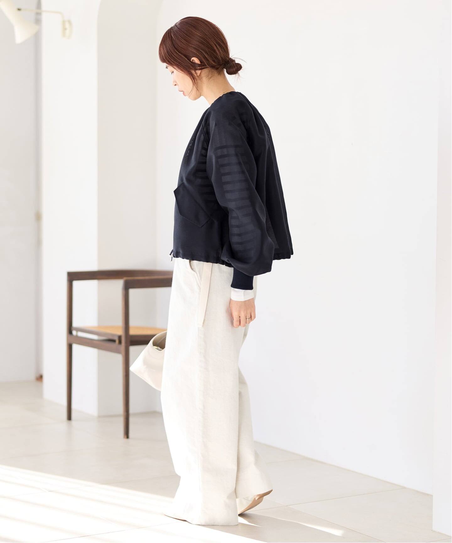 【現行モデル】IENA ウォッシャブル シアーノーカラーブルゾン イエナ 新色あり/追加2》ウォッシャブル シアーノーカラーブルゾン（その他