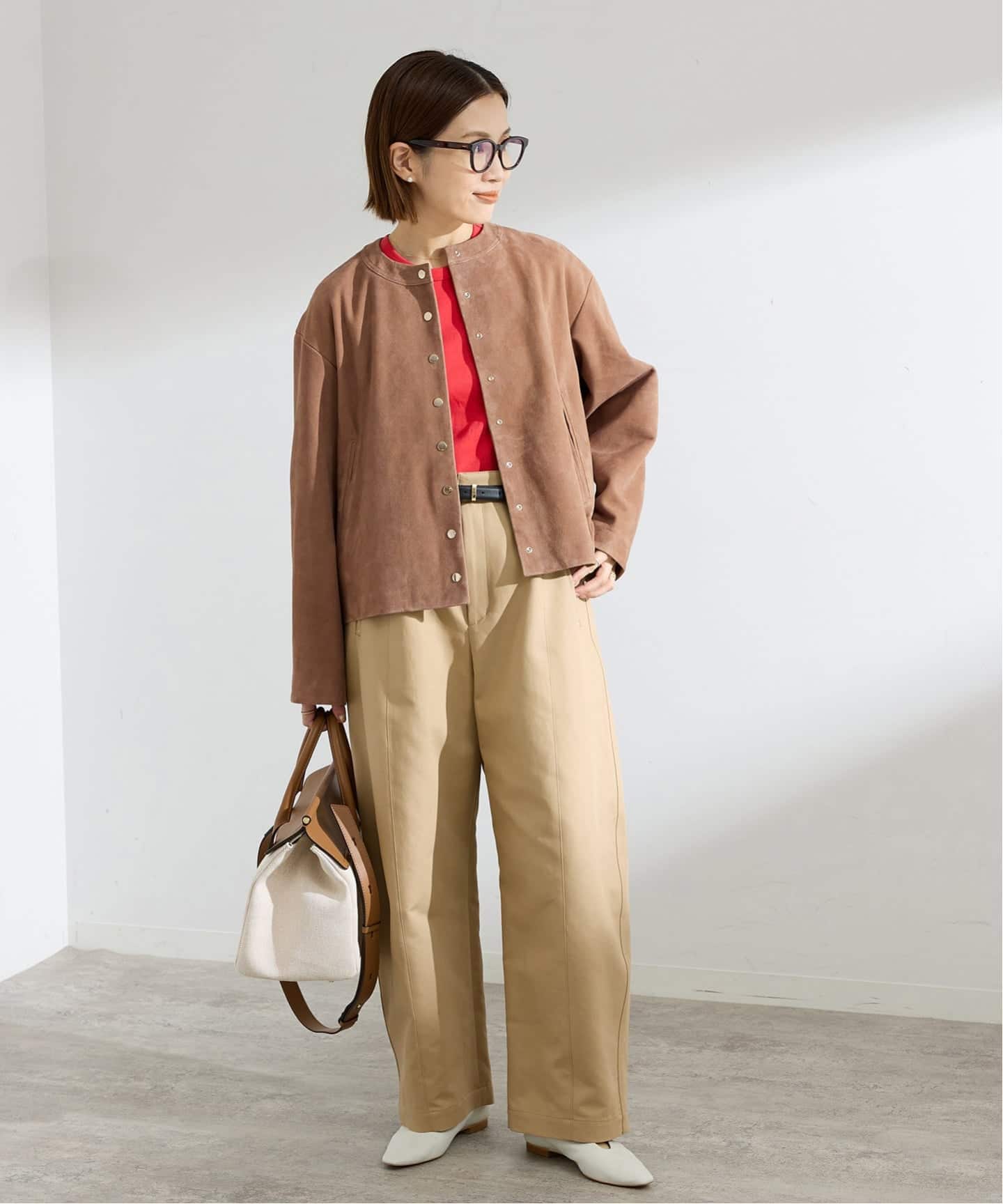 ラムスエードブルゾン（レザージャケット）｜IENA（イエナ）の通販