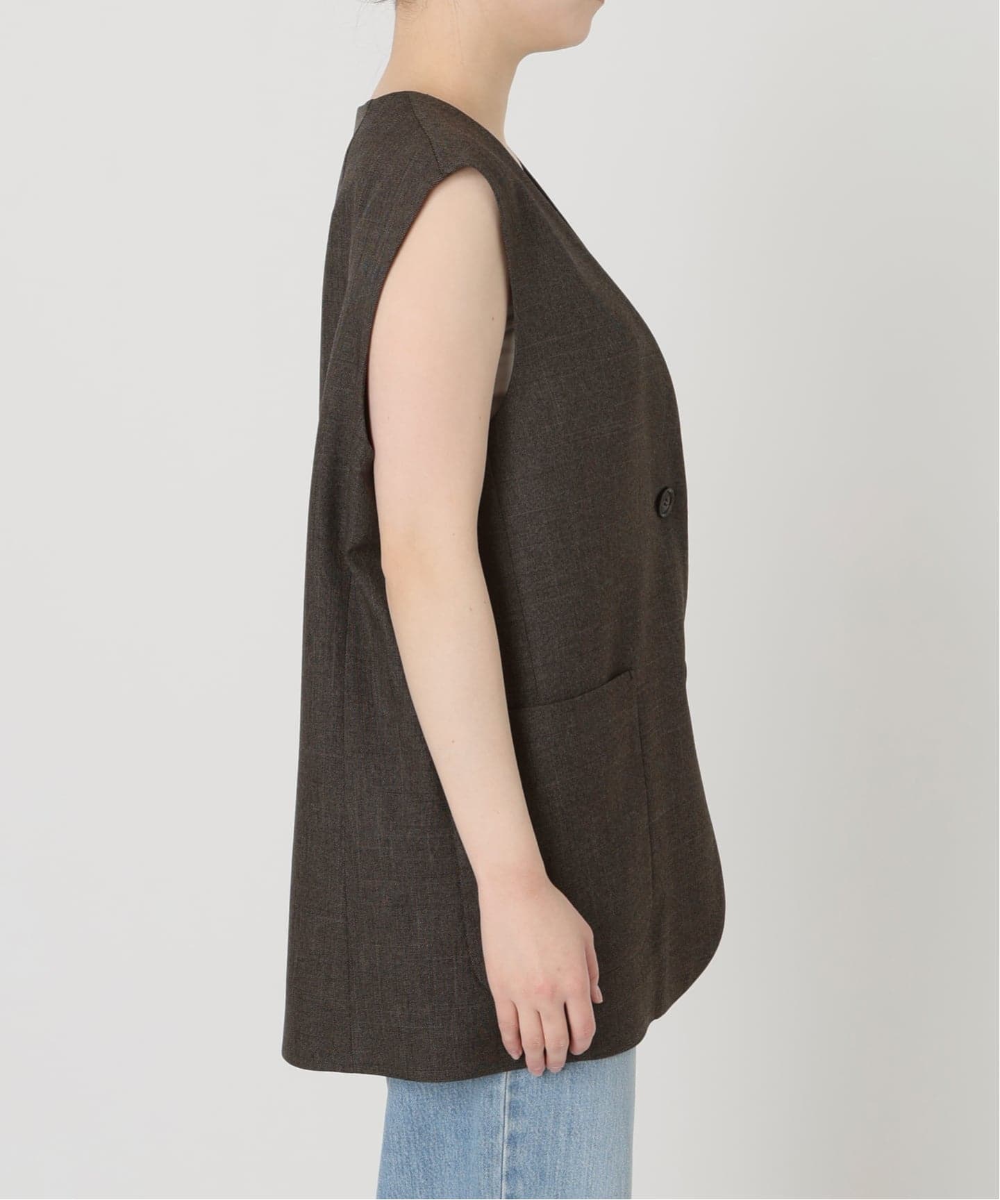 IENA シャークツイード　ジレ IENA（イエナ）の「シャークツイード ジレ◇（）」 - WEAR