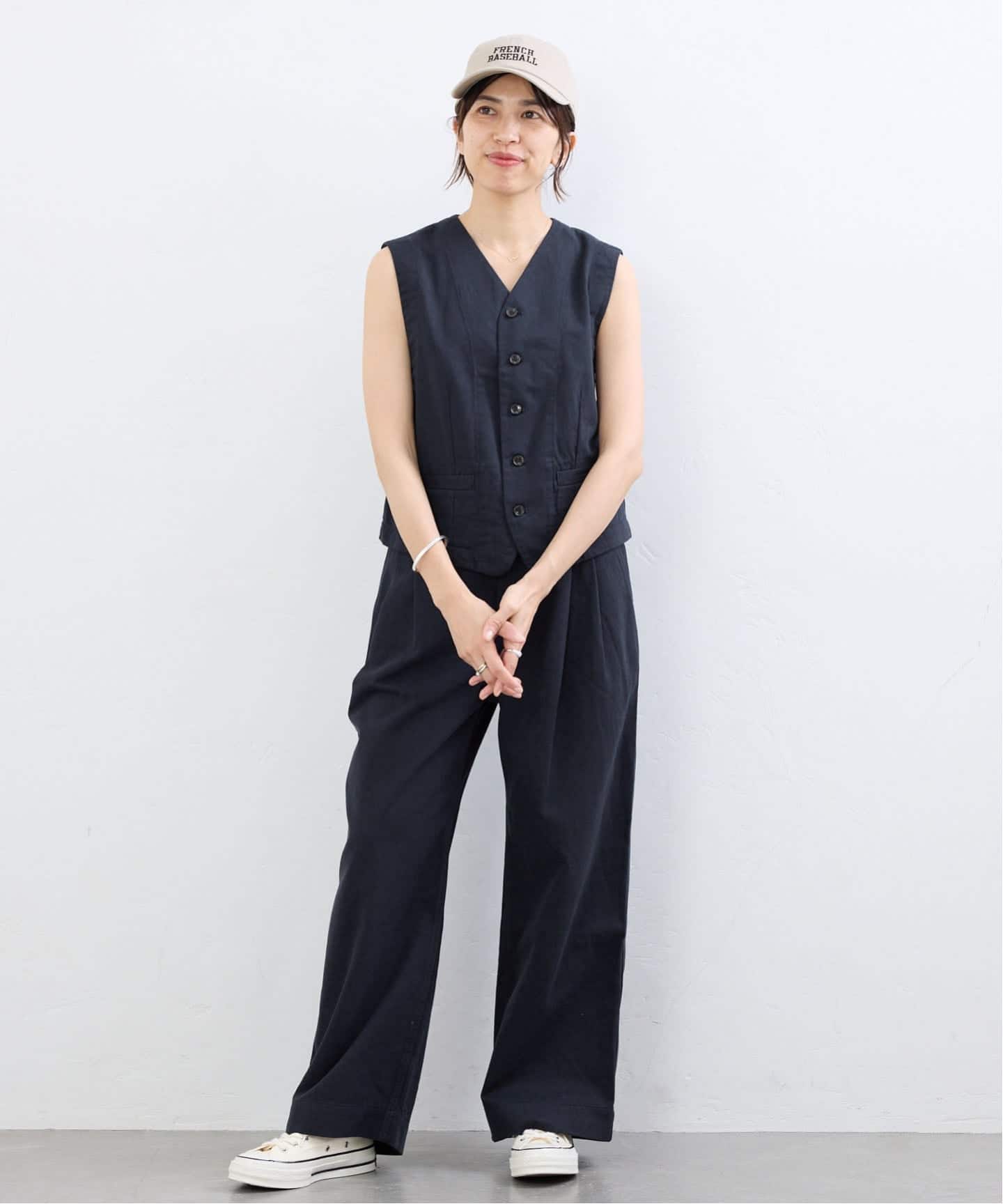  ジレ 黒 XS BLACK コットンチノジレ（ジレ）｜IENA（イエナ）の通販｜BAYCREW'S STORE