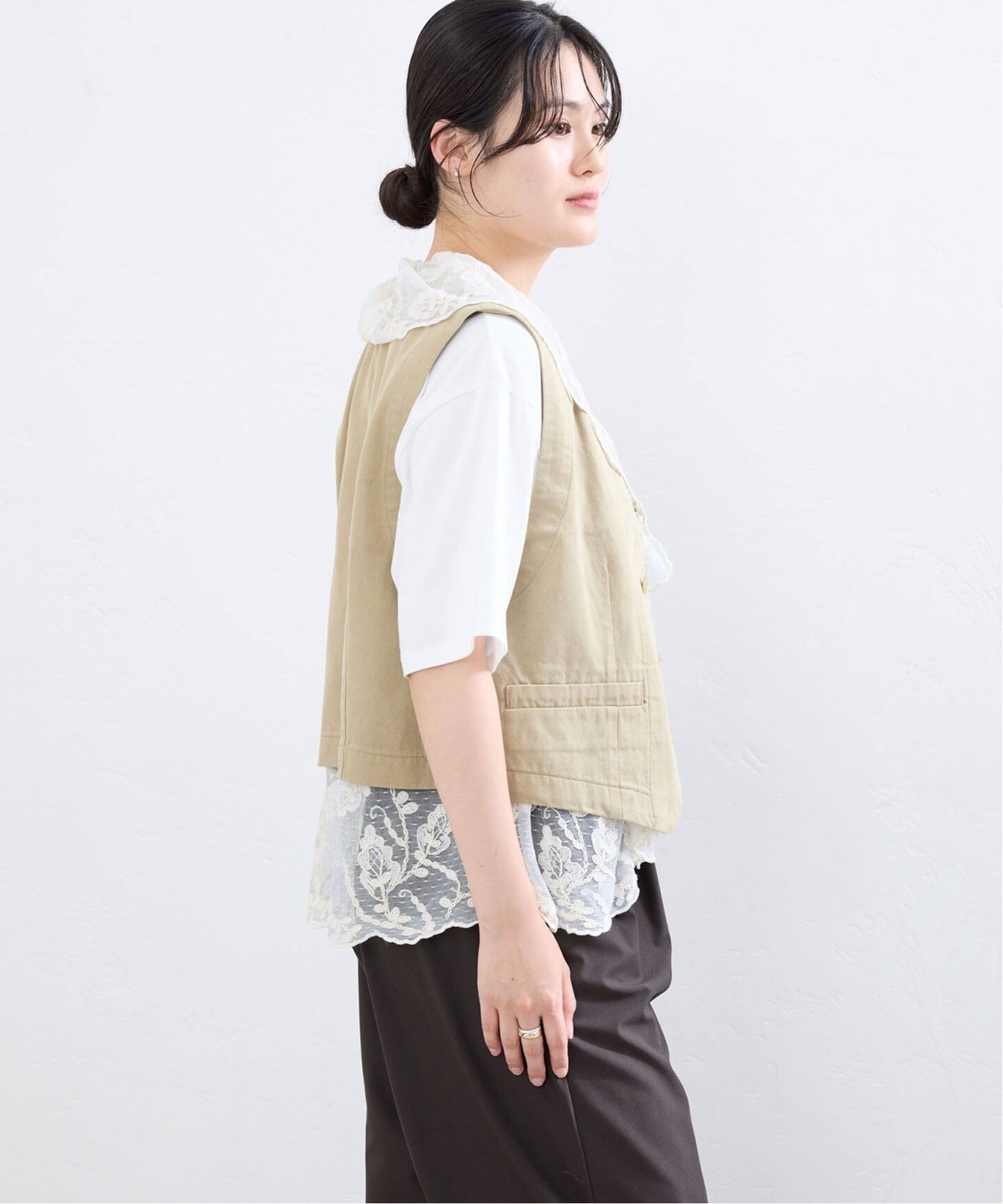 BLACK コットンチノジレ（ジレ）｜IENA（イエナ）の通販｜BAYCREW'S STORE
