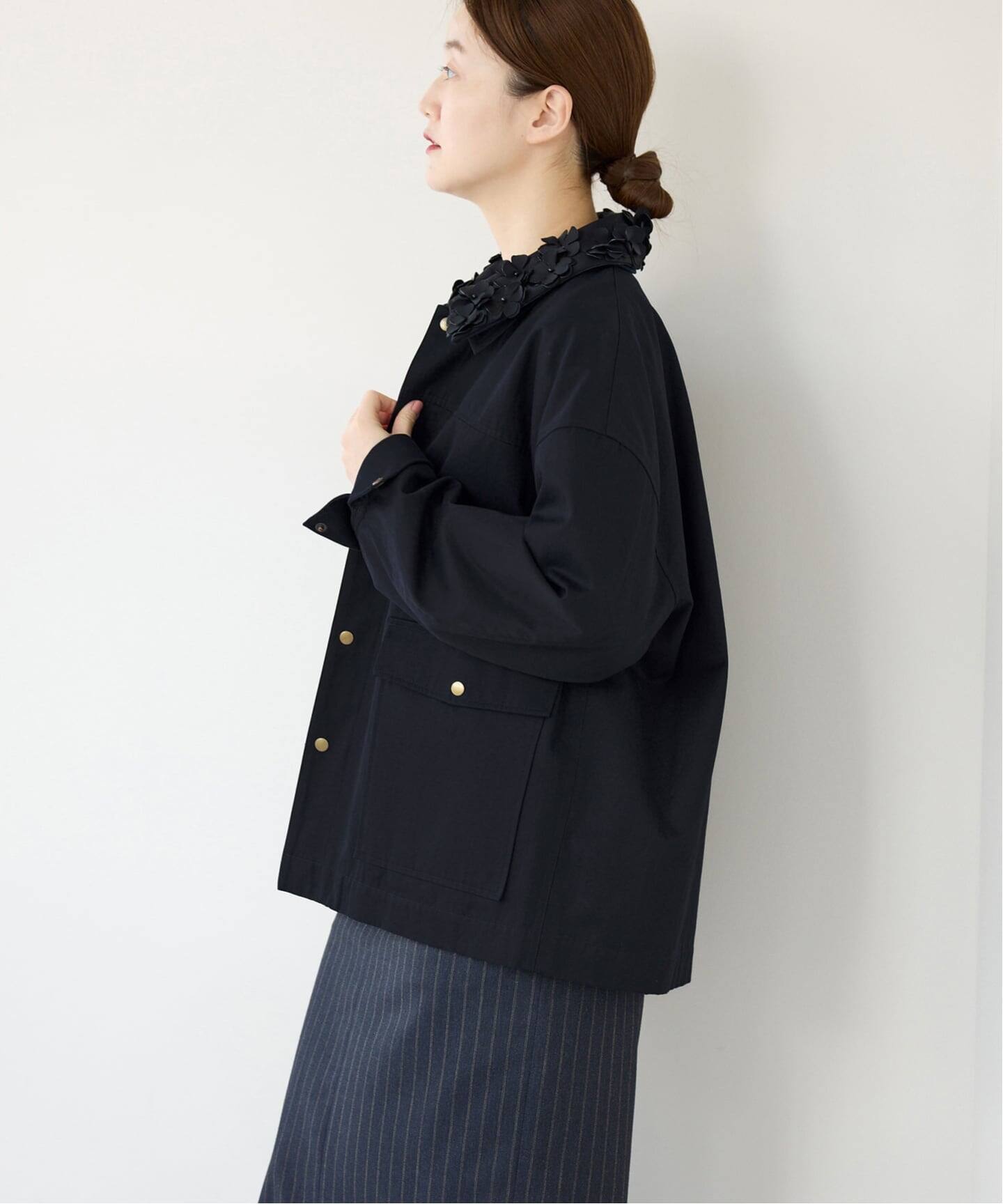 MARGE/マージ 別注 FLOWER COLLAR COVERALLS ブルゾン 1012-0101-023