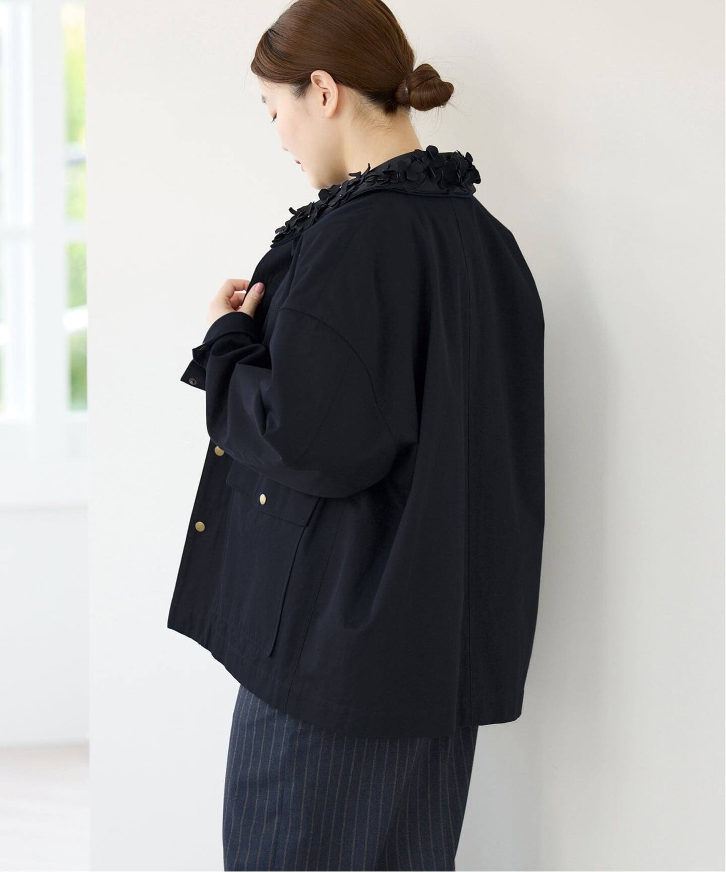 MARGE/マージ 別注 FLOWER COLLAR COVERALLS ブルゾン 1012-0101-023