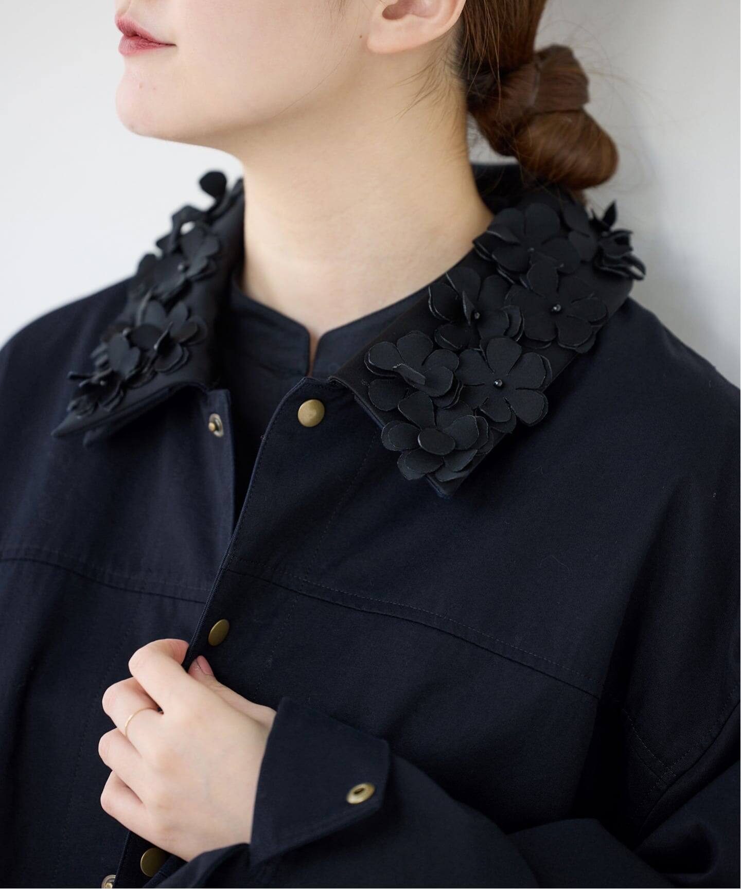 MARGE/マージ 別注 FLOWER COLLAR COVERALLS ブルゾン 1012-0101-023