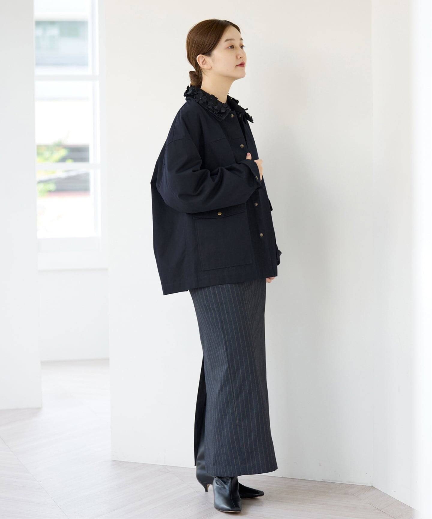 MARGE/マージ 別注 FLOWER COLLAR COVERALLS ブルゾン 1012-0101-023 