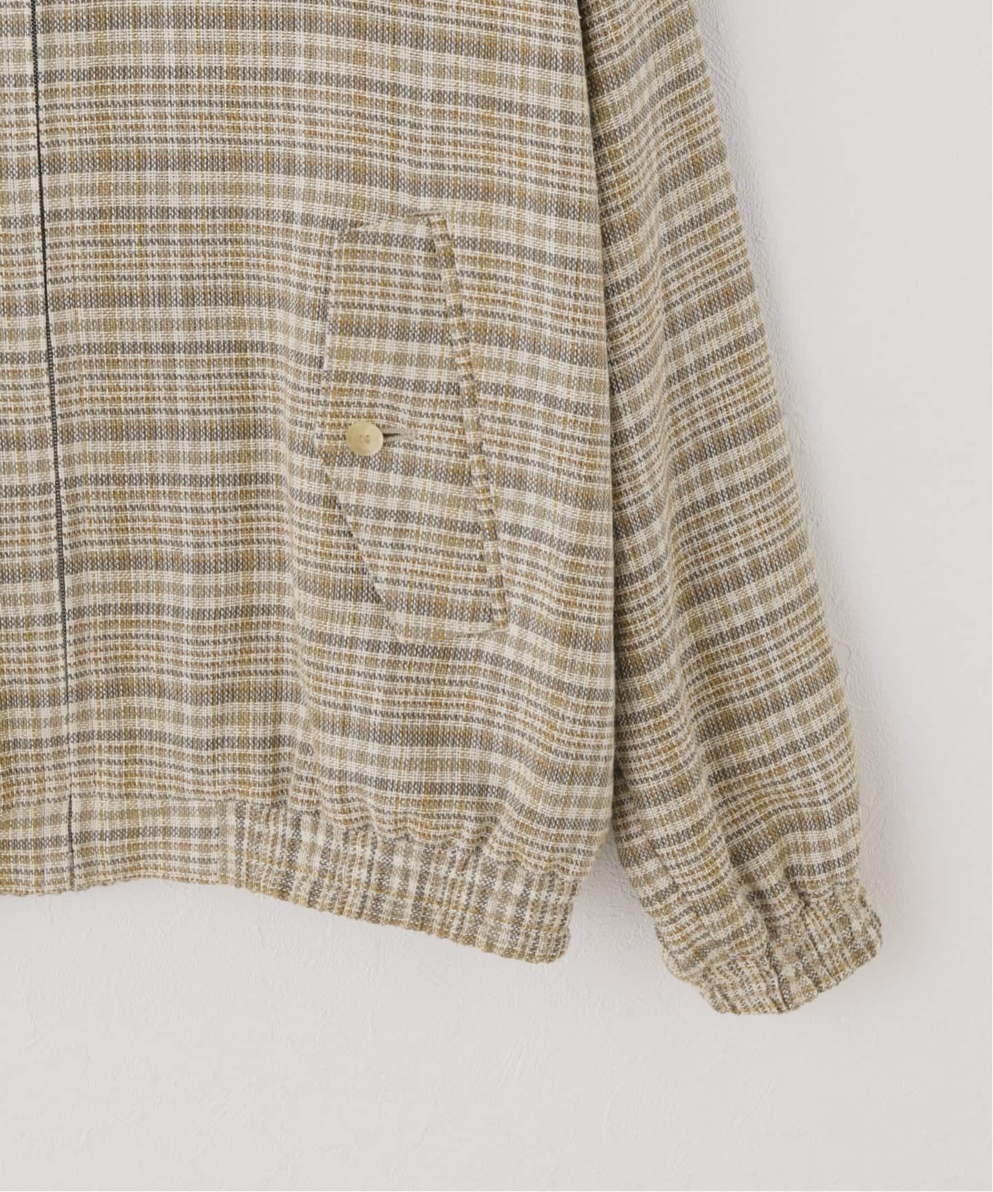 AURALEE/オーラリー SILK LINEN CHECK BZ ブルゾン A26SB03SN（その他