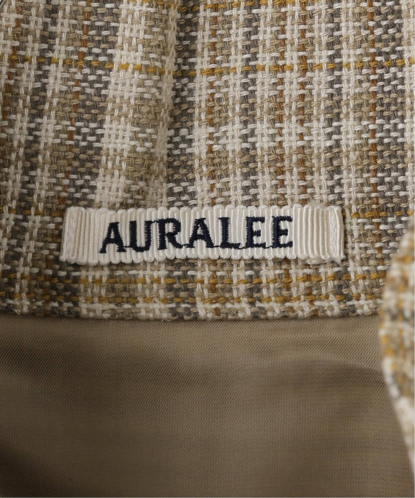 AURALEE/オーラリー SILK LINEN CHECK BZ ブルゾン A26SB03SN（その他
