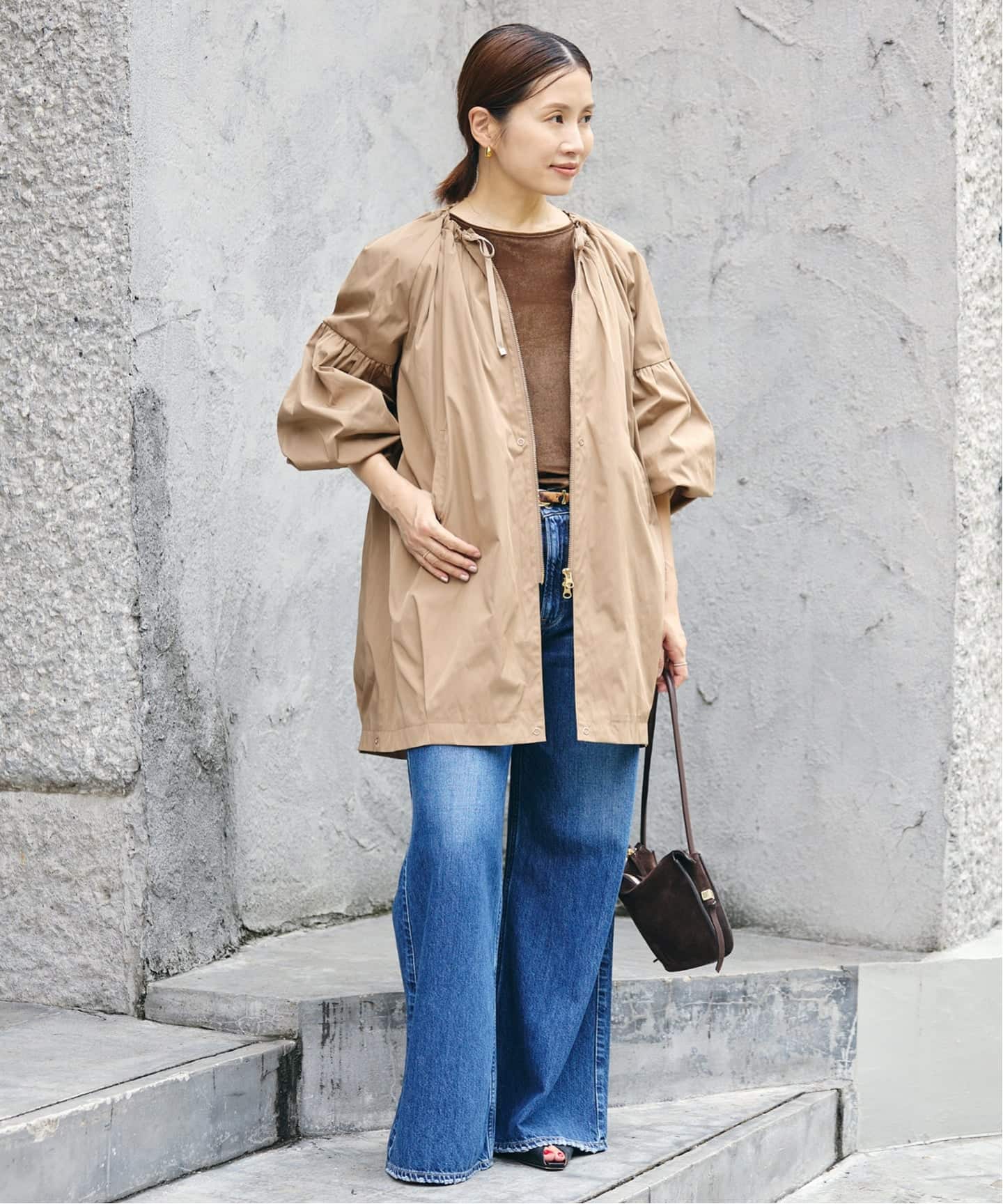 MARILYN MOON/マリリンムーン 2way taffeta bz ブルゾン 4263-120