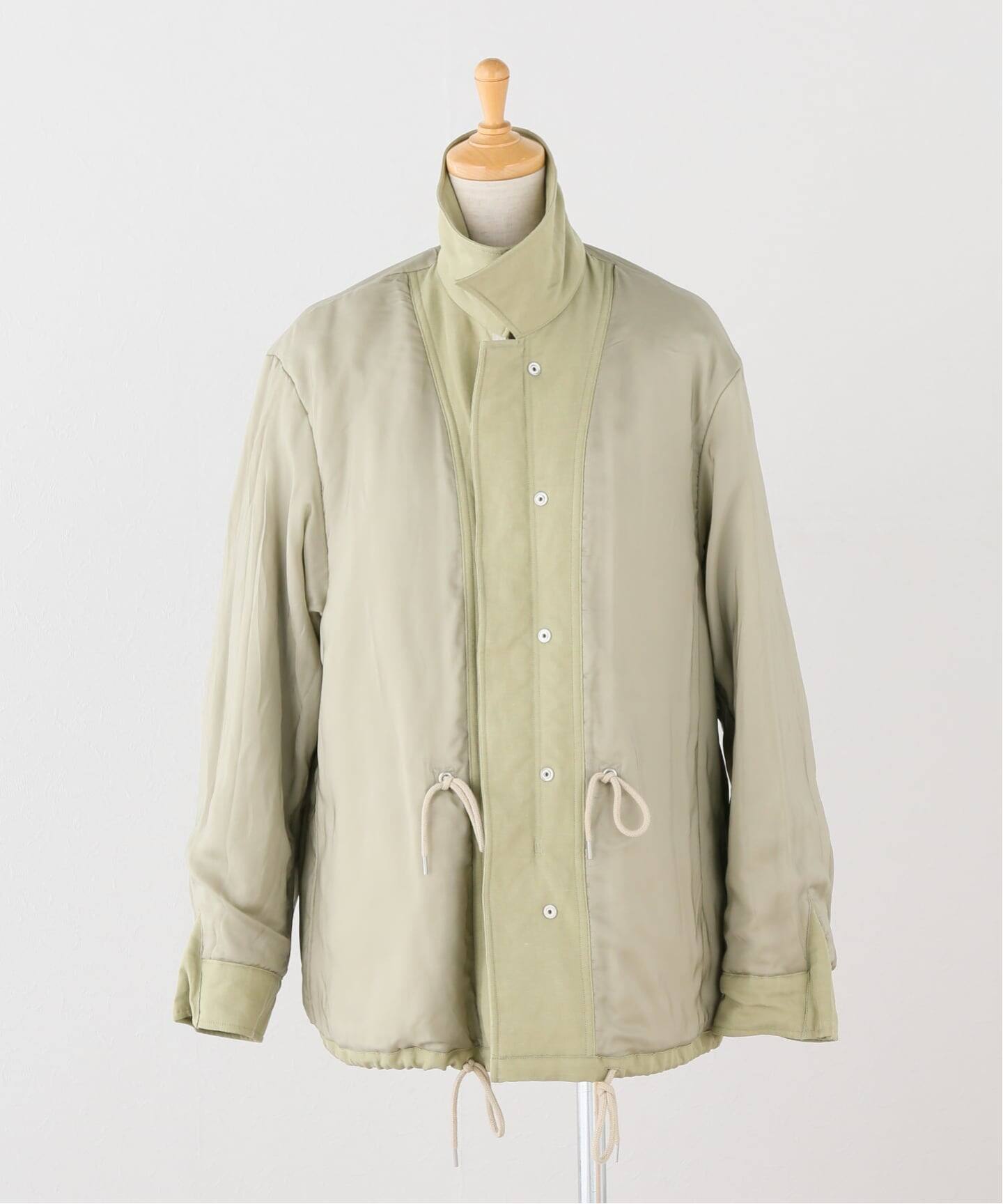 AURALEE/オーラリー BRUSHED SILK LINEN MILITARY BZ ブルゾン 