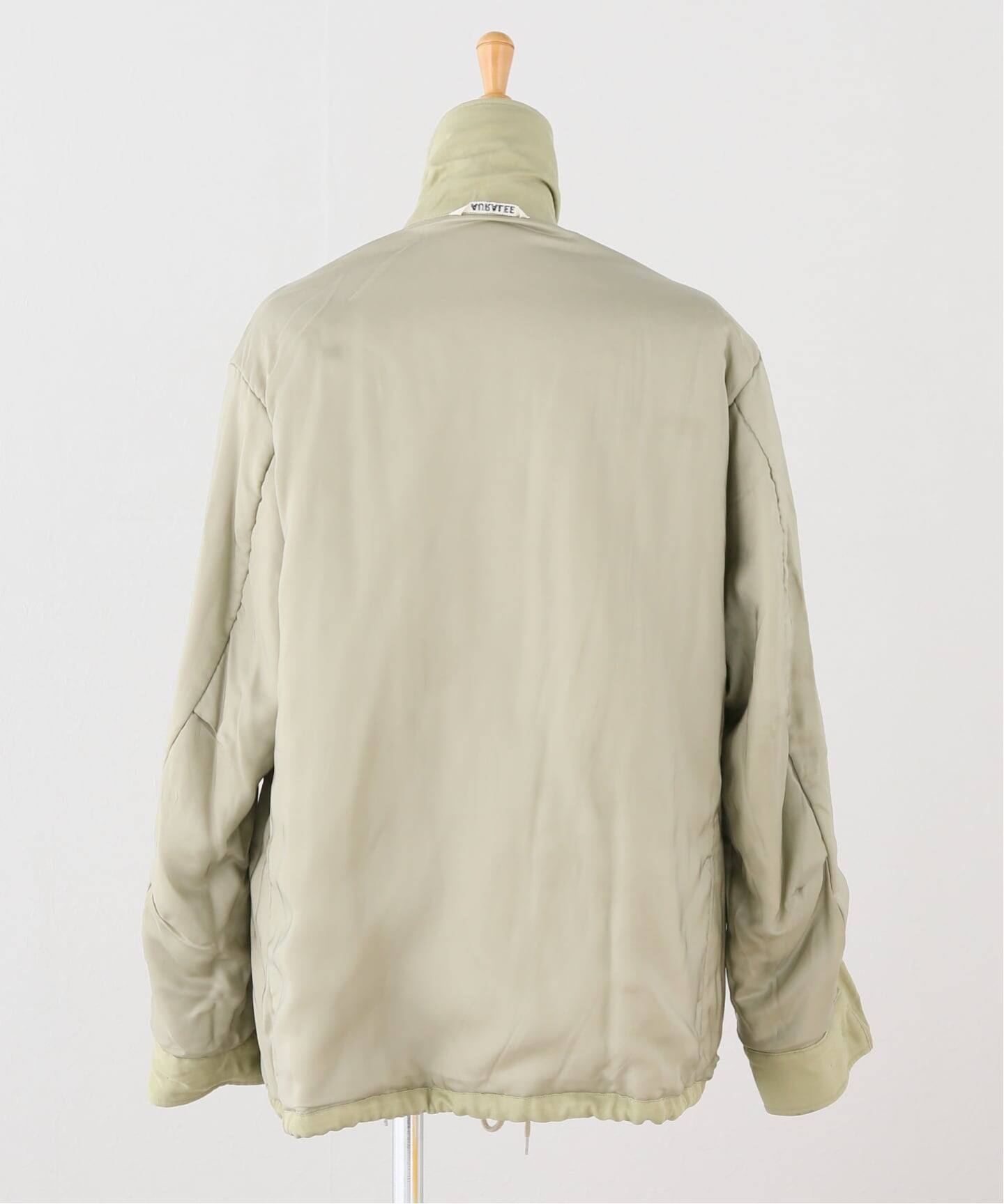 AURALEE/オーラリー BRUSHED SILK LINEN MILITARY BZ ブルゾン
