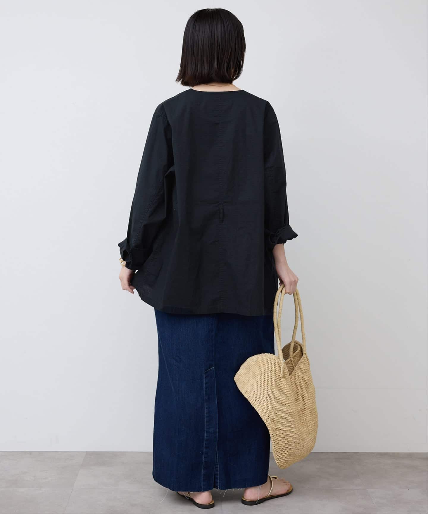 追加予約》ノーカラーサファリブルゾン（その他ブルゾン／アウター