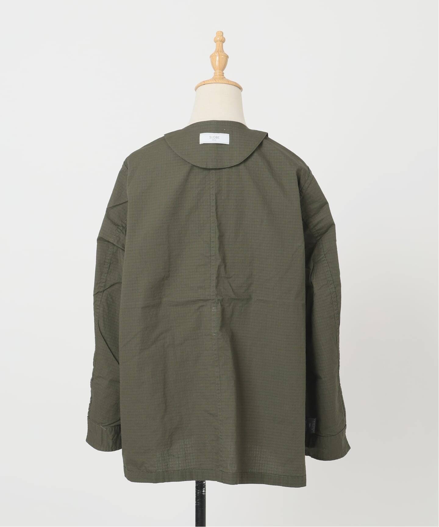 追加予約》ノーカラーサファリブルゾン（その他ブルゾン／アウター