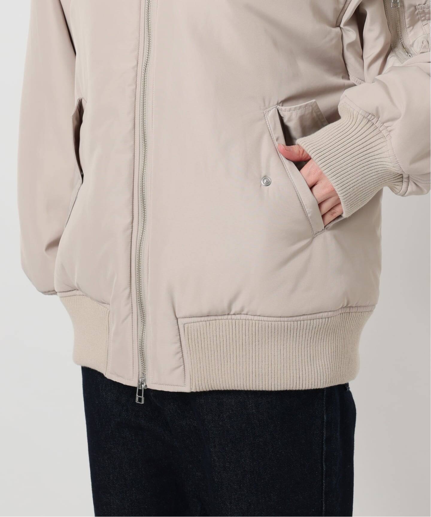 SLOBE IENA グレージュ　ベージュ　MA-1 ブルゾン　スローブイエナ SLOBE IENA（スローブイエナ） ma1 ma-1 中綿MA-1 レディース