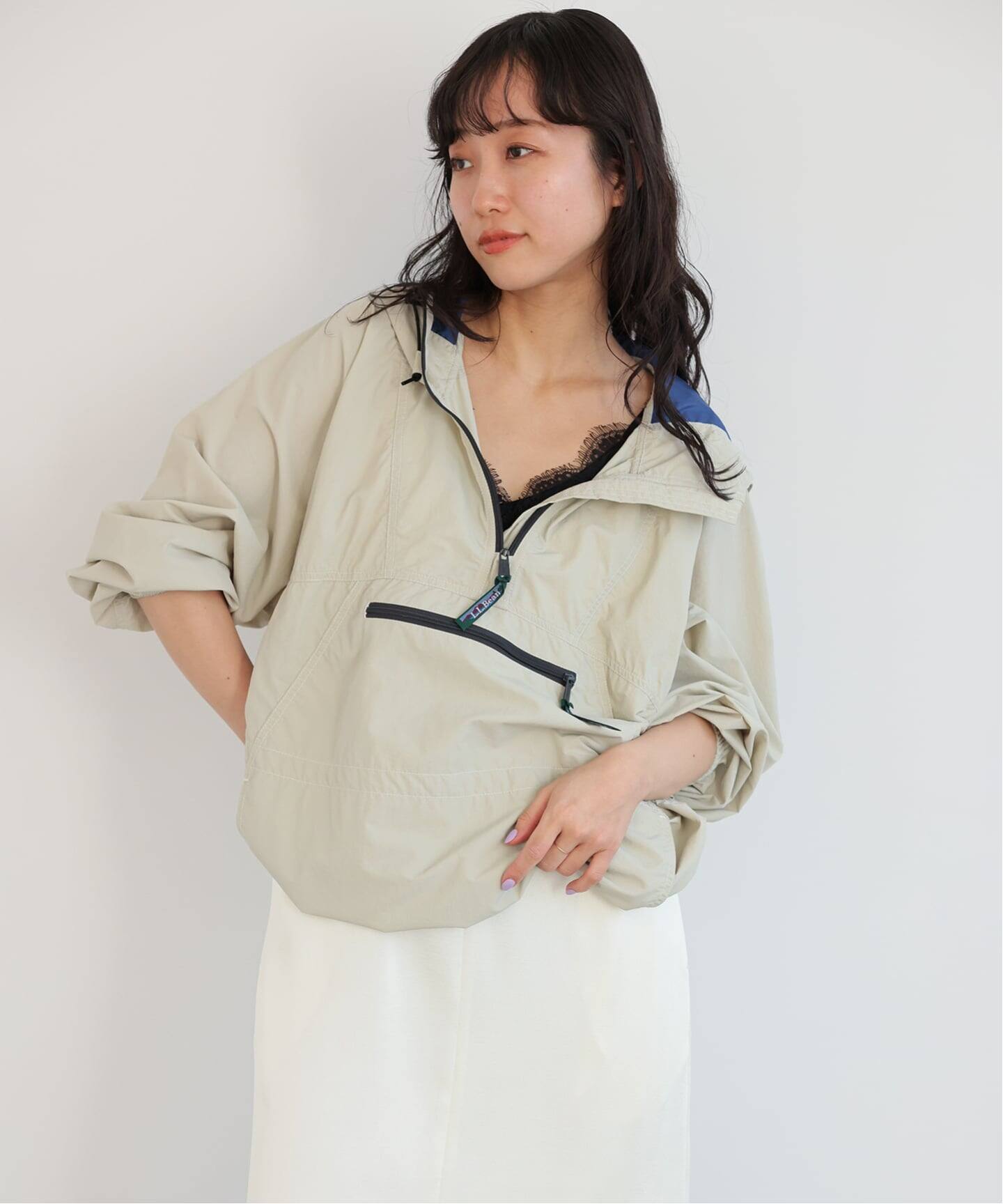 [新品]イエナ　ラーベンスサロナー　キャンバスライトジャケット(カーキ) L.L.Bean/エルエルビーン アノラック 6175-3139（マウンテンパーカー
